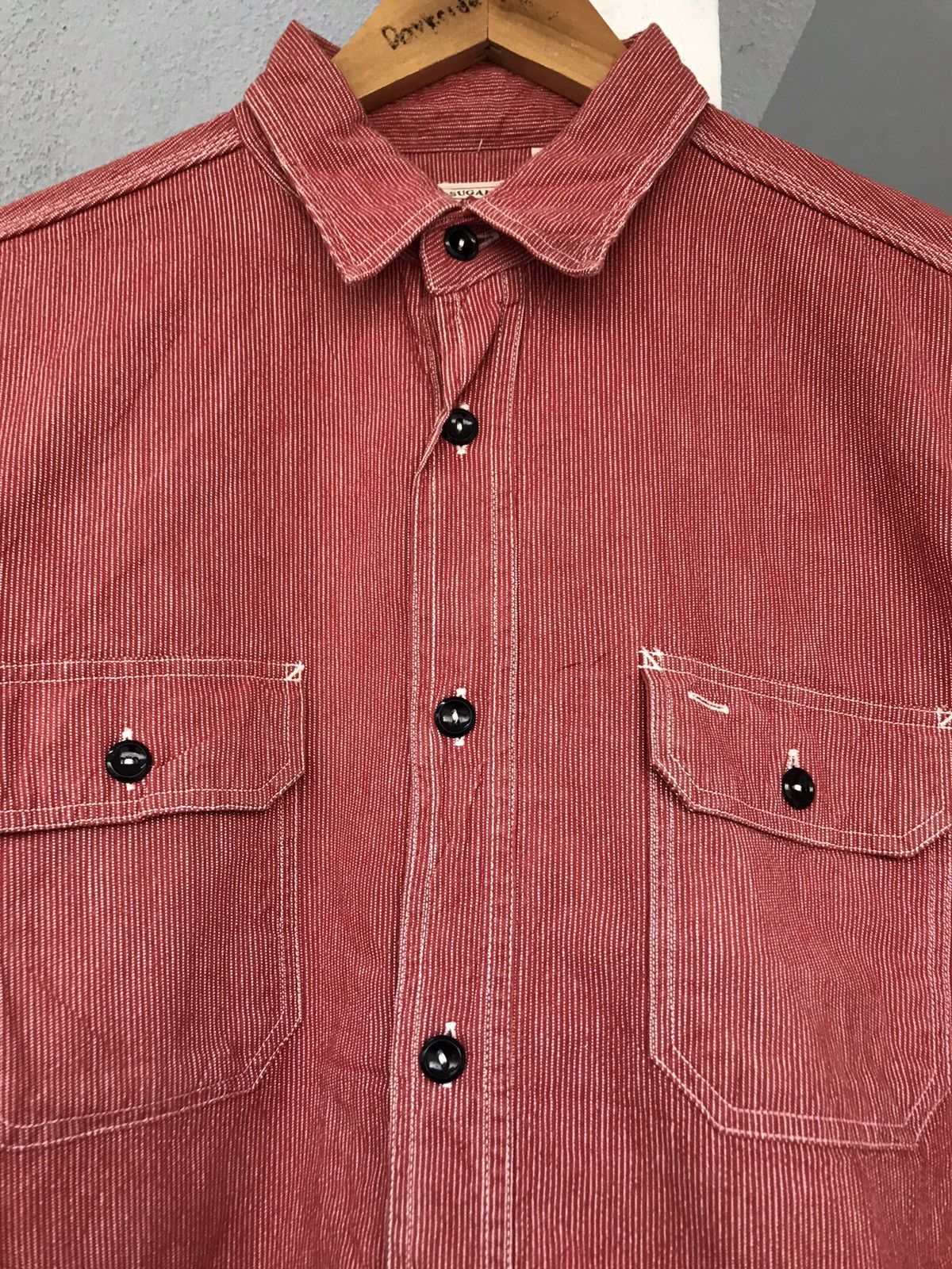 Sugar Cane × Toyo Enterprises Vintage SUGAR CANE highnest quality Button up Shirt Size US XL / EU 56 / 4 - 7 Thumbnail