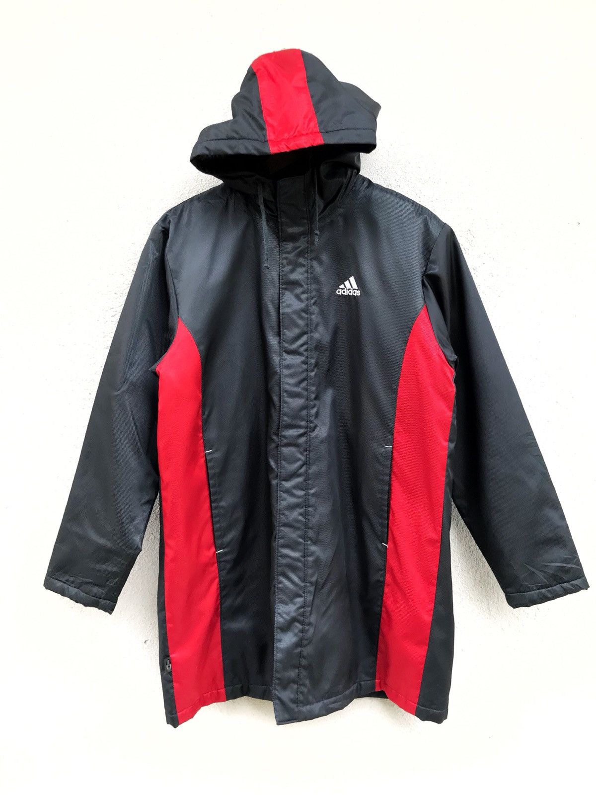 Adidas Adidas Hoodie Long Jacket Armpit 22”x32” Size US S / EU 44-46 / 1 - 1 Thumbnail