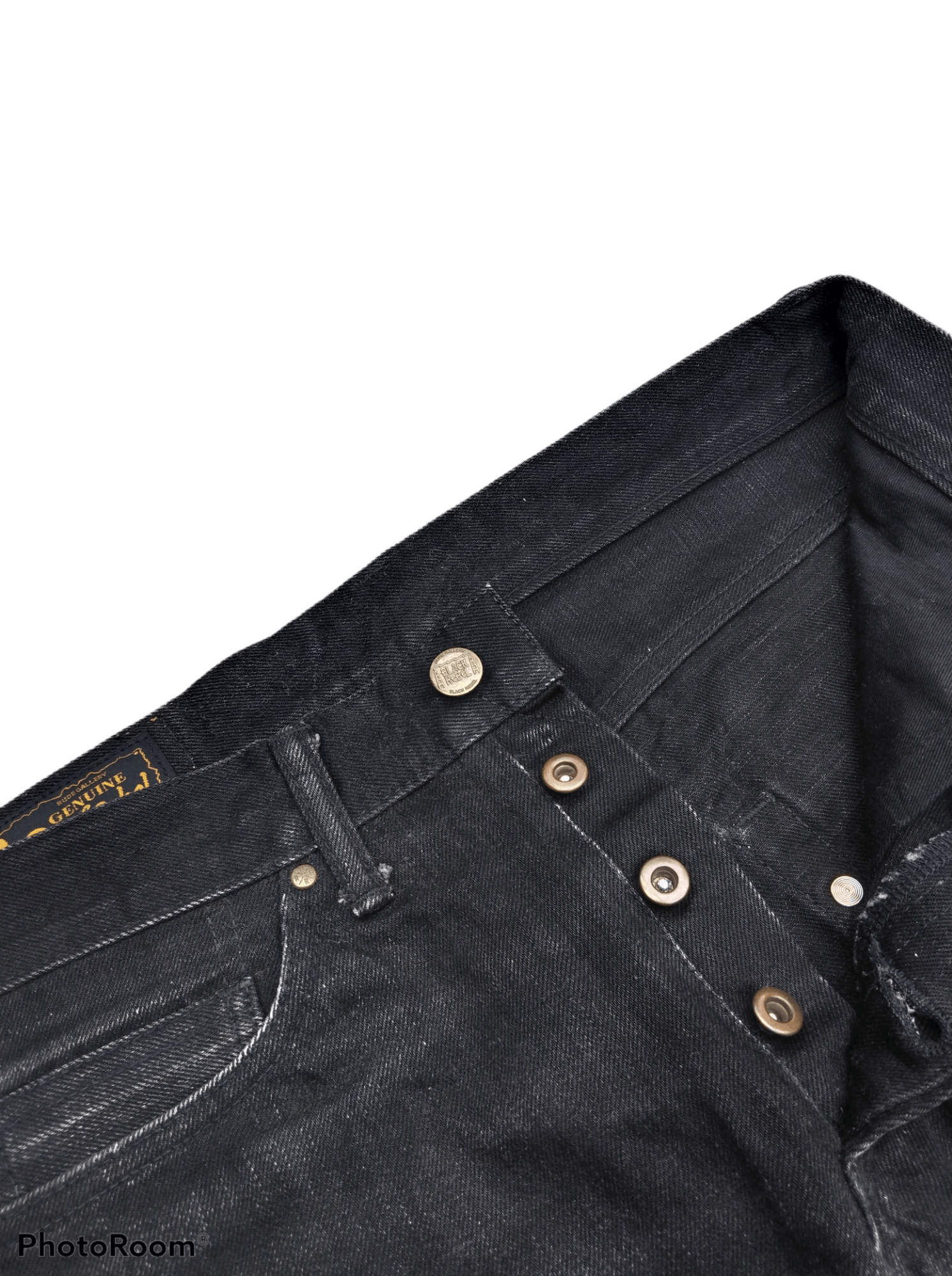 Japanese Brand DISTRESSED RUDE GALERRY BLACK RABEL SELVEDGE JAPANESE BRAND Size US 30 / EU 46 - 7 Thumbnail