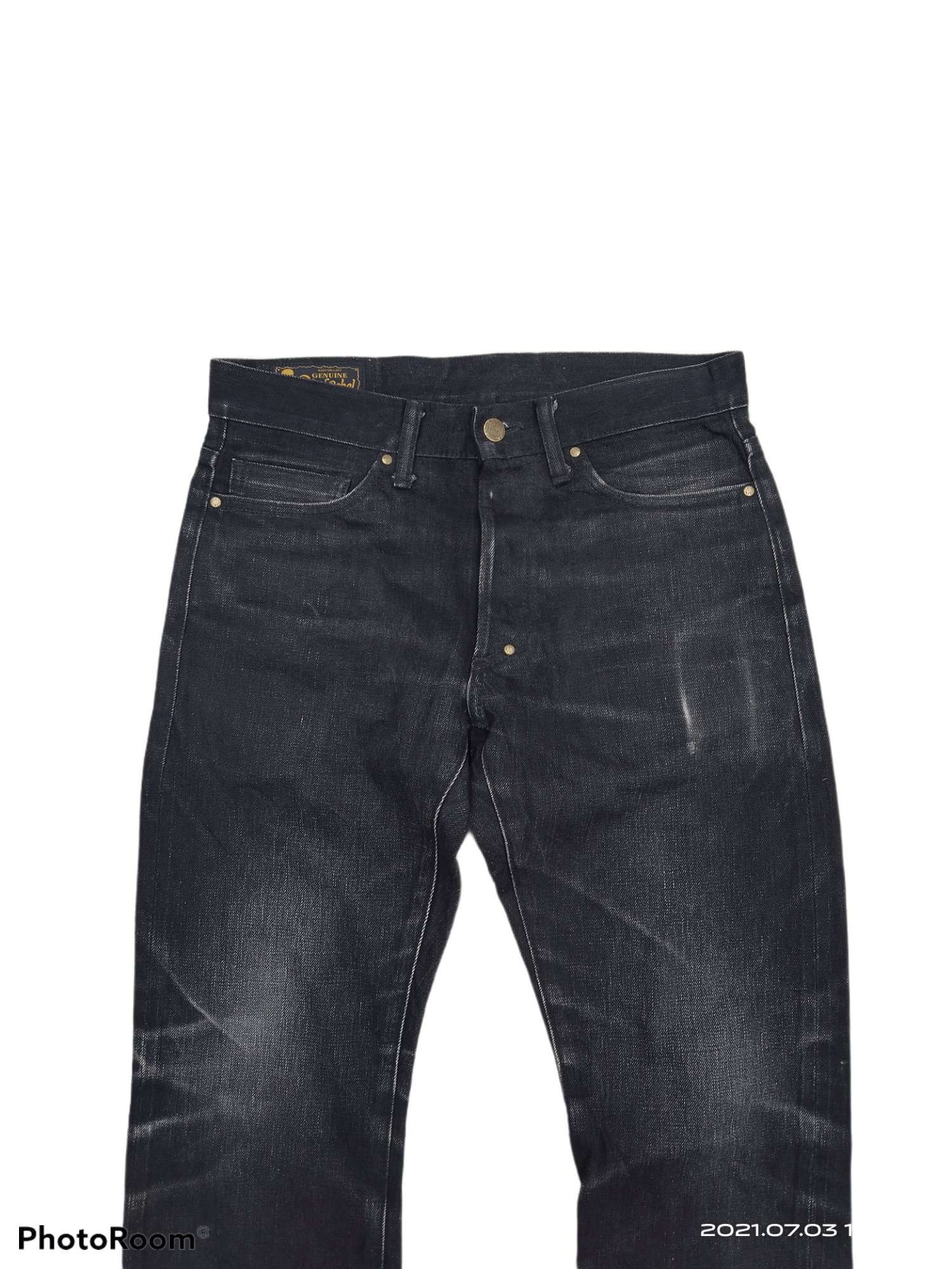 Japanese Brand DISTRESSED RUDE GALERRY BLACK RABEL SELVEDGE JAPANESE BRAND Size US 30 / EU 46 - 3 Thumbnail