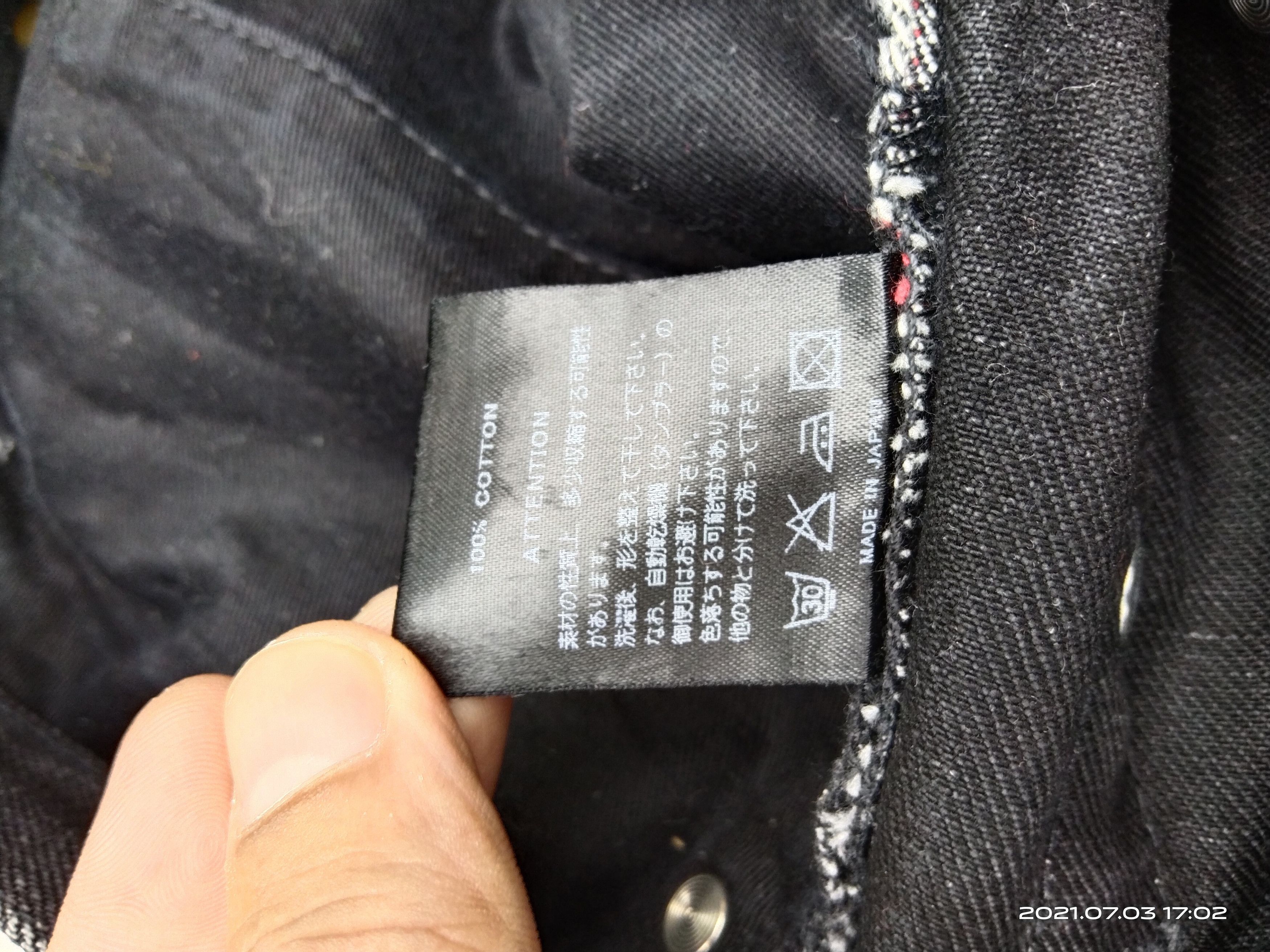 Japanese Brand DISTRESSED RUDE GALERRY BLACK RABEL SELVEDGE JAPANESE BRAND Size US 30 / EU 46 - 10 Thumbnail