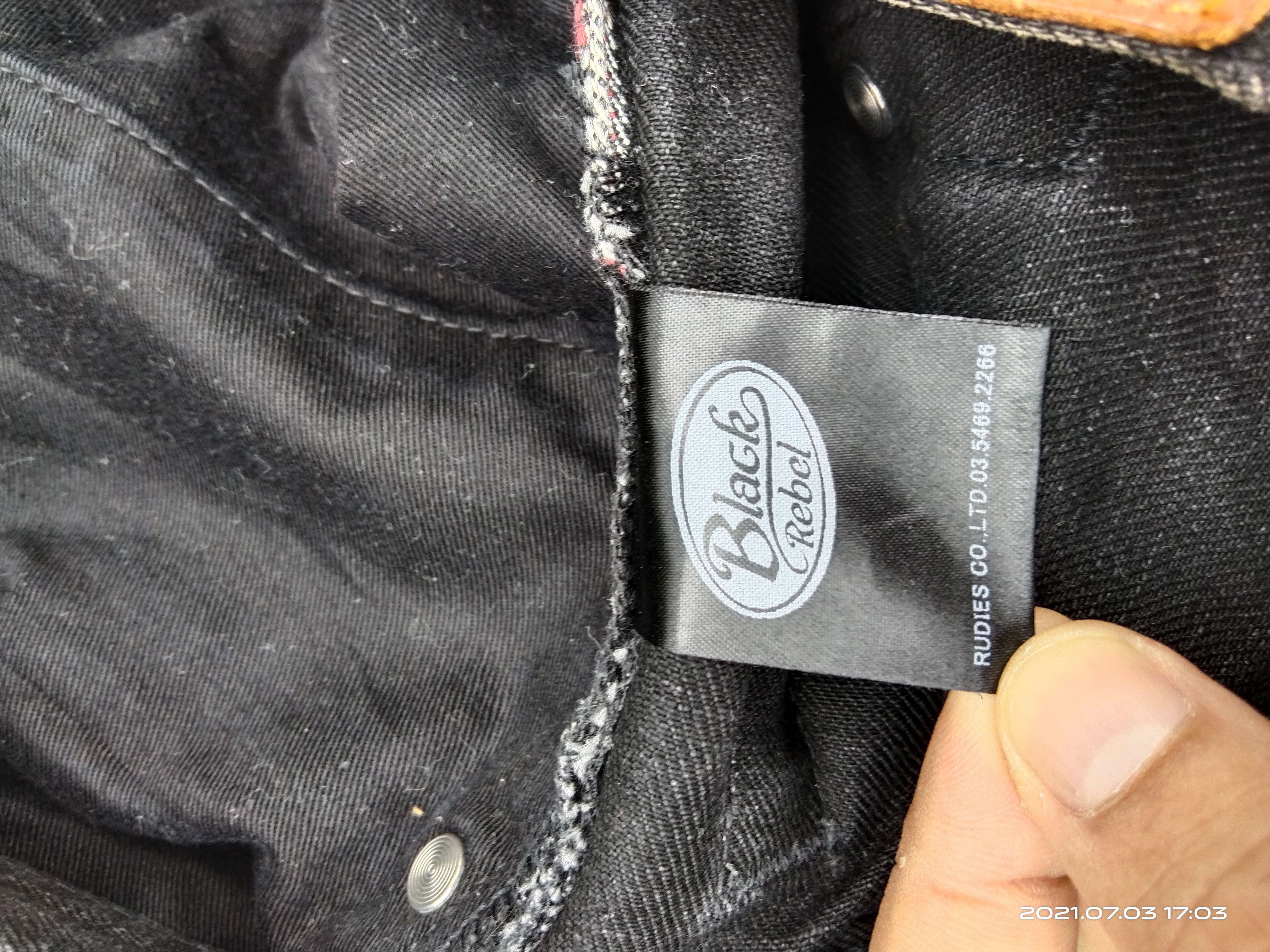 Japanese Brand DISTRESSED RUDE GALERRY BLACK RABEL SELVEDGE JAPANESE BRAND Size US 30 / EU 46 - 11 Thumbnail