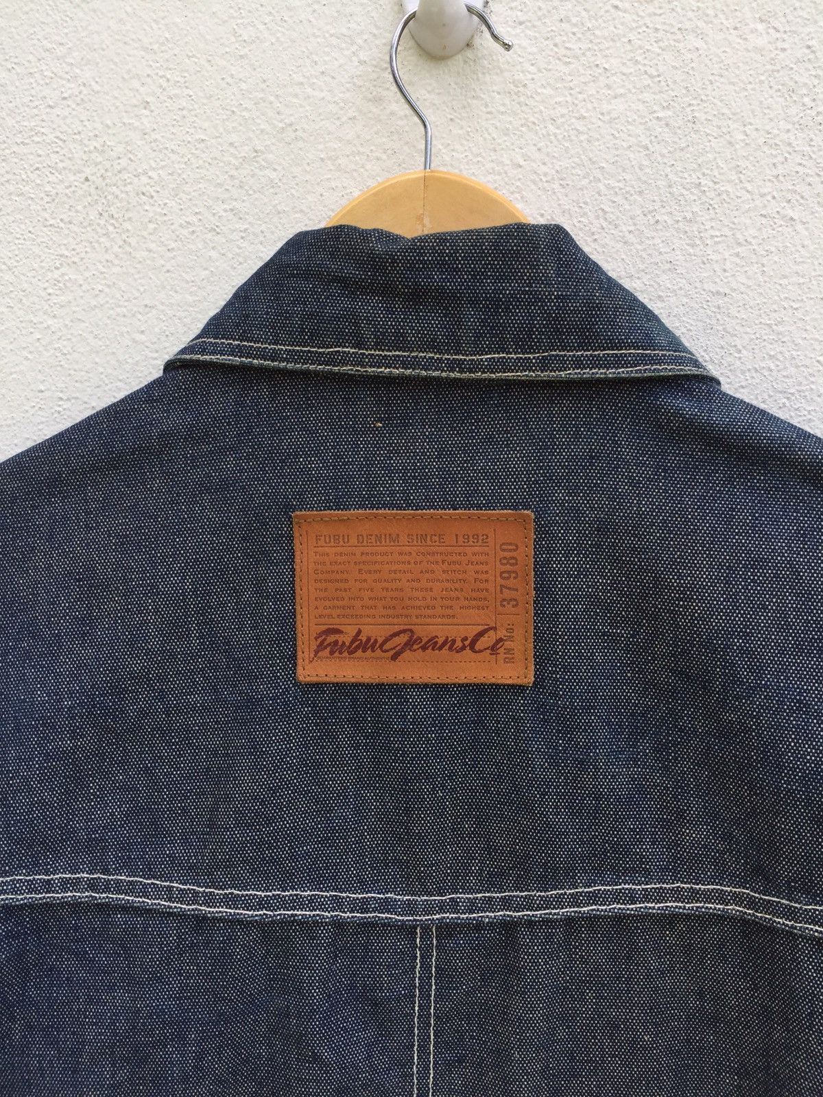 Fubu Fubu Denim Jacket Hip Hop Fashion Swag Rare Size US S / EU 44-46 / 1 - 6 Thumbnail