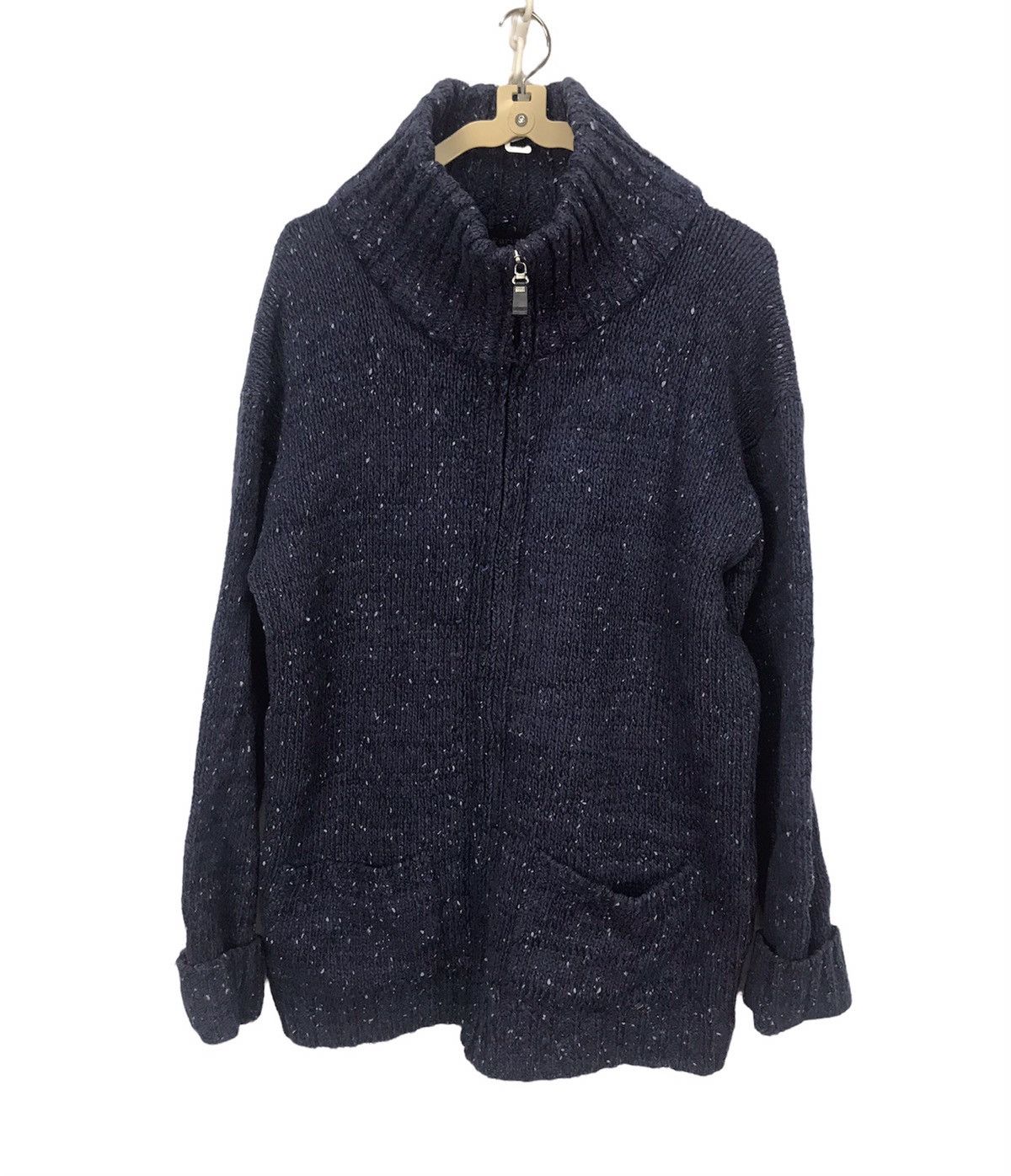 Other Furiata paris knit zipper jacket double pocket Size US M / EU 48-50 / 2 - 1 Thumbnail