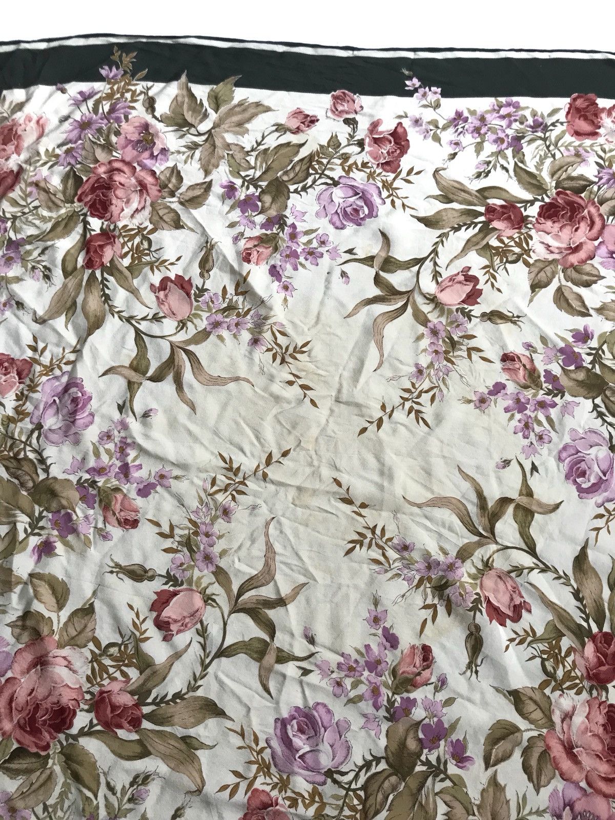 Yves Saint Laurent Silk Ysl Big Scarf Size ONE SIZE - 4 Thumbnail