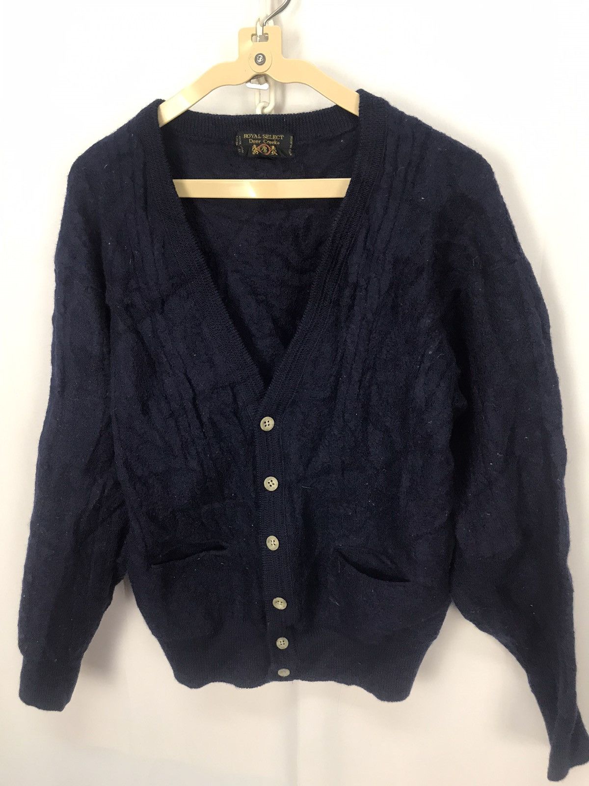 Japanese Brand × Vintage Royal select deer creek wool cardigan Size US S / EU 44-46 / 1 - 5 Thumbnail