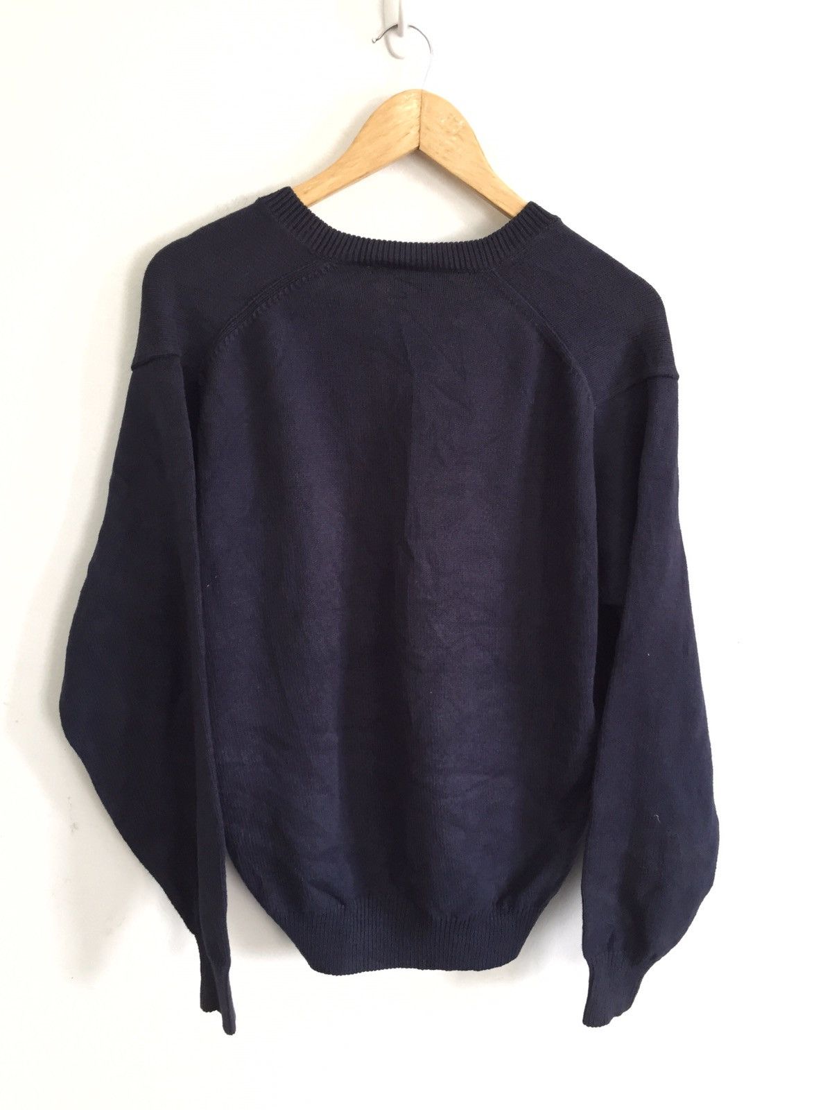 Karl Helmut × Vintage KARL HELMUT Big Logo Armpit 23"Sweater Jumper Size US M / EU 48-50 / 2 - 3 Thumbnail