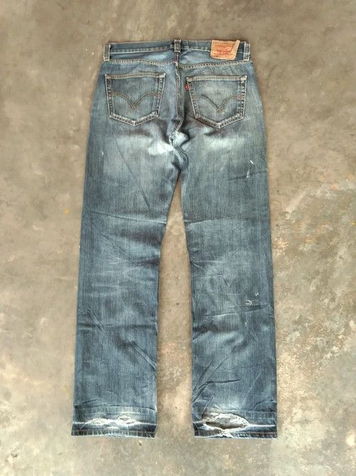 Vintage Vintage Levi's 501 Distressed Jeans 36x34 | Grailed