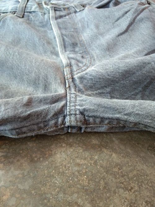 Levi's × Vintage 80s Vintage Levis 501 Grey Jeans Made In USA 28x28 Size US 28 / EU 44 - 5 Thumbnail