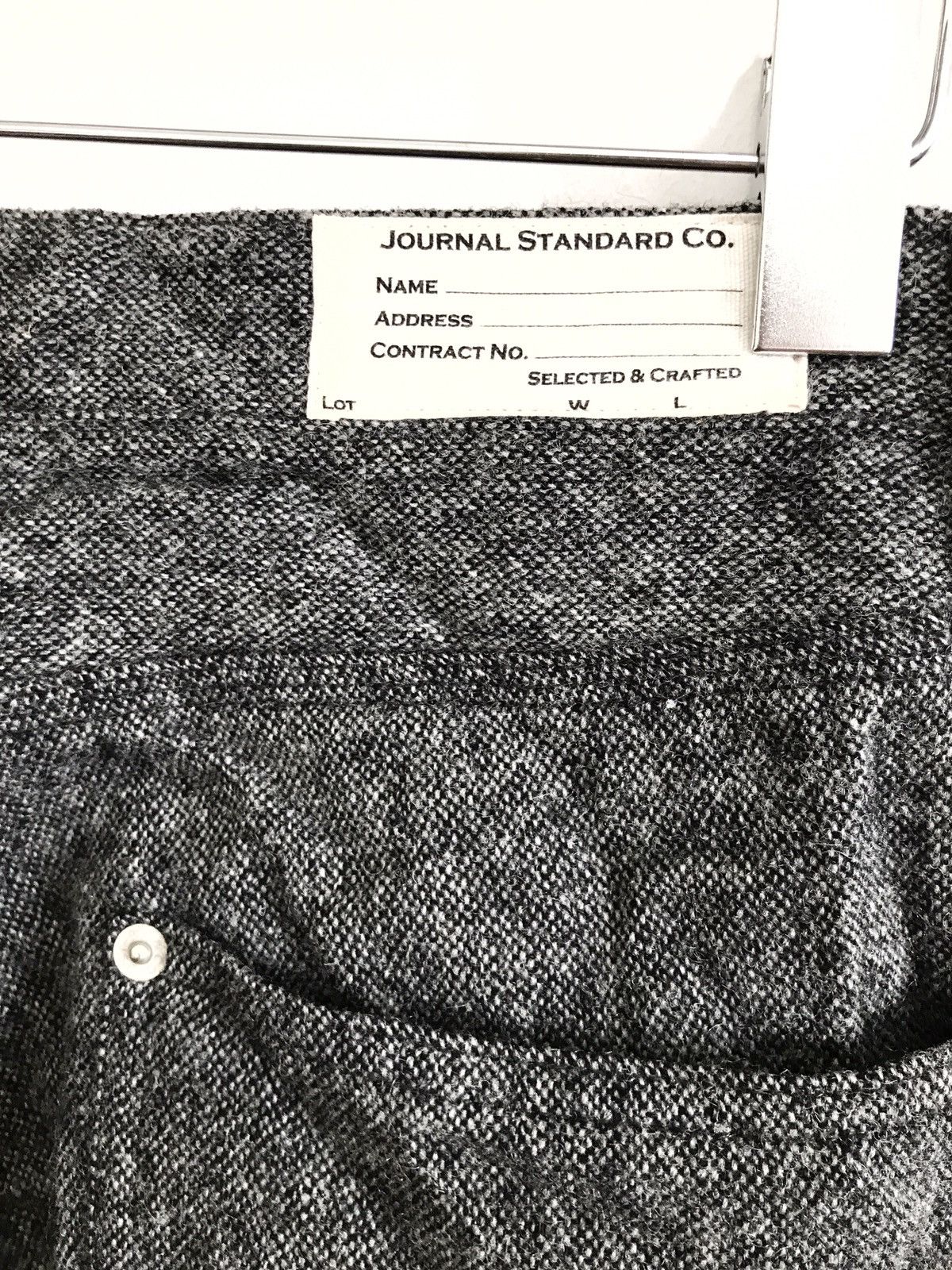 Journal Standard Japanese Brand Journal Standard Wool Grey Pants Waist 32" Size US 32 / EU 48 - 3 Thumbnail