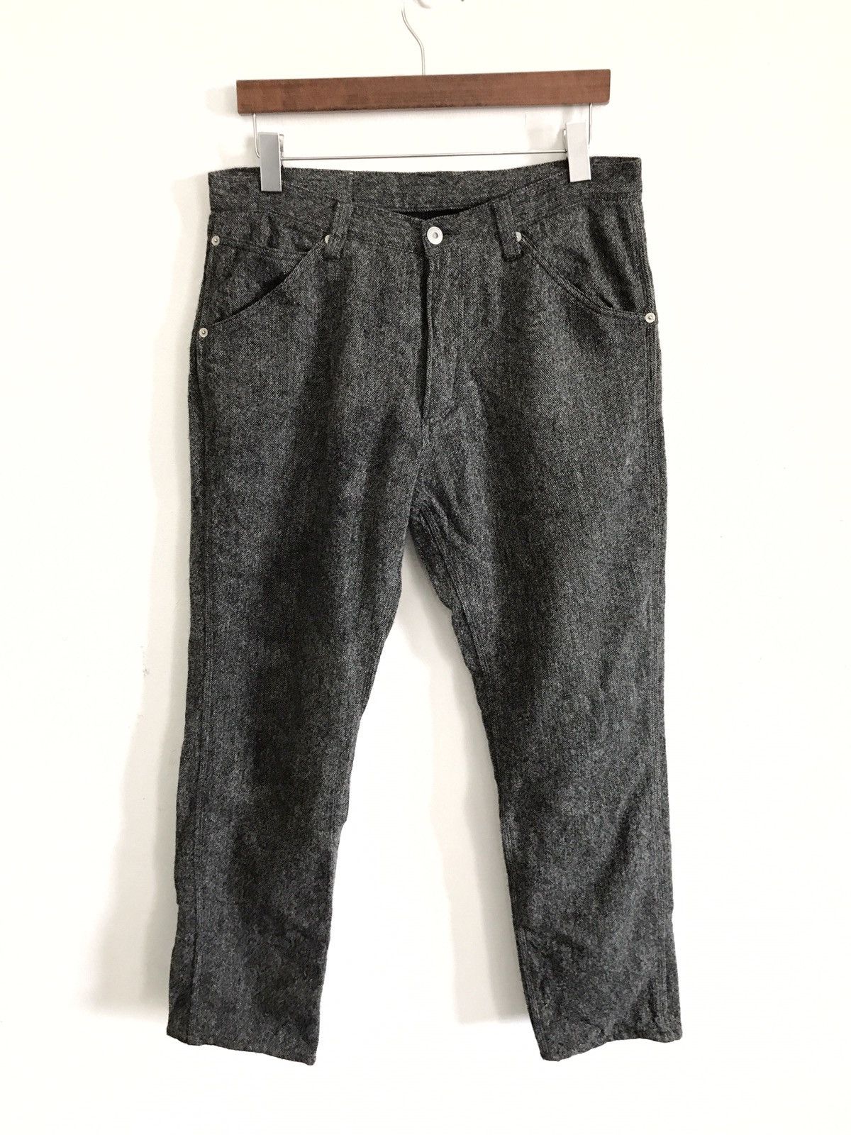 Journal Standard Japanese Brand Journal Standard Wool Grey Pants Waist 32" Size US 32 / EU 48 - 4 Thumbnail