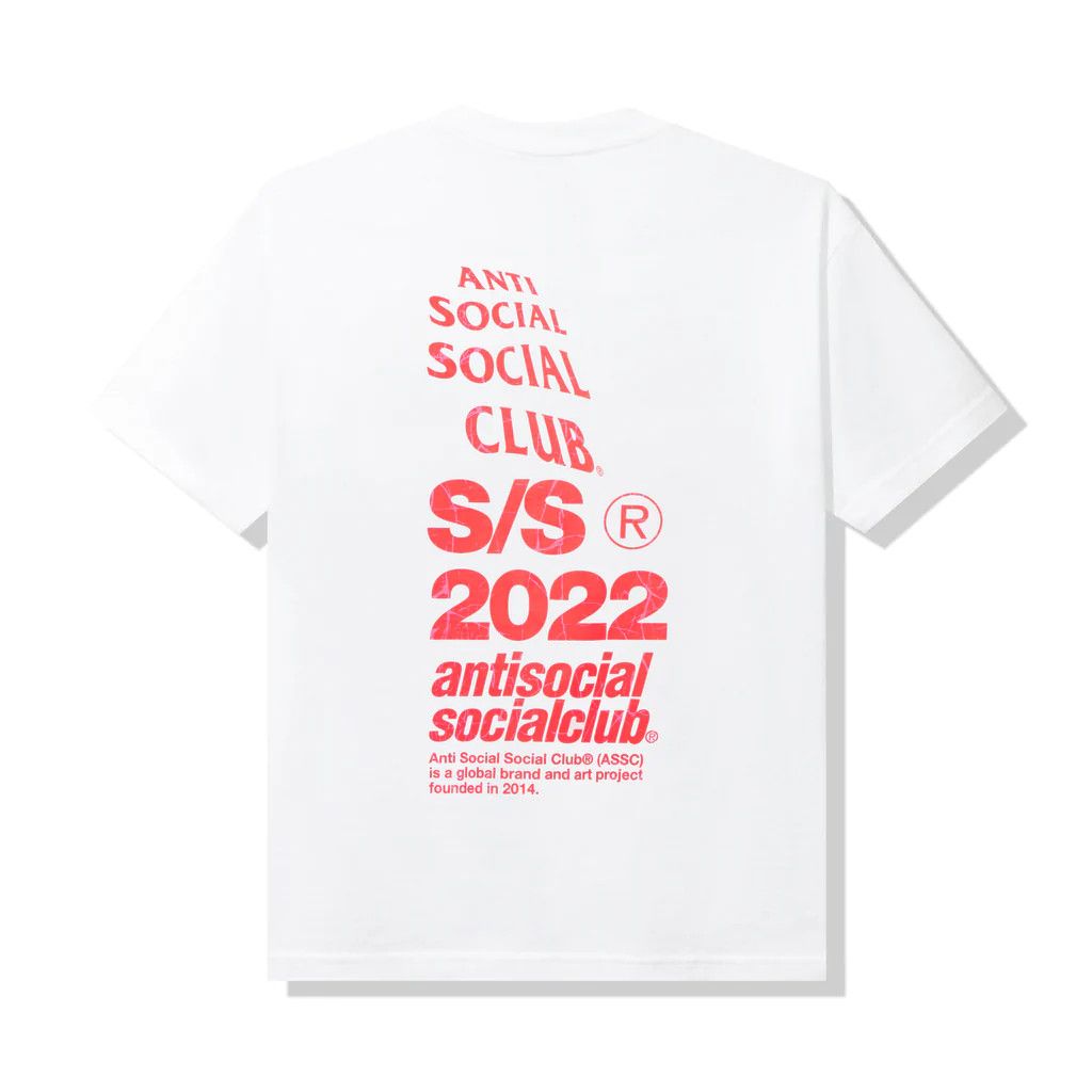 Anti Social Social Club DS Pink ASSC Link In Bio White Tee BAPE KITH KAWS FOG FTP Size US XXL / EU 58 / 5 - 1 Thumbnail