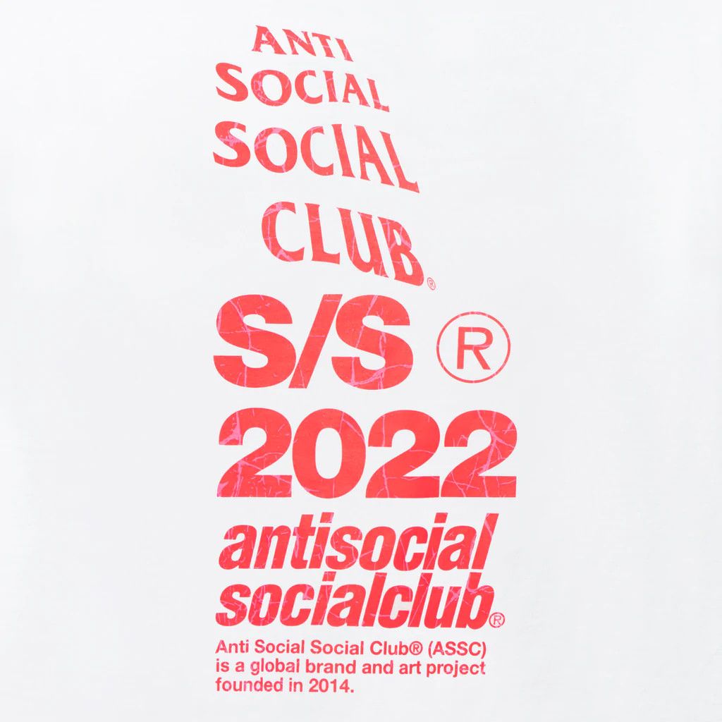 Anti Social Social Club DS Pink ASSC Link In Bio White Tee BAPE KITH KAWS FOG FTP Size US XXL / EU 58 / 5 - 3 Thumbnail