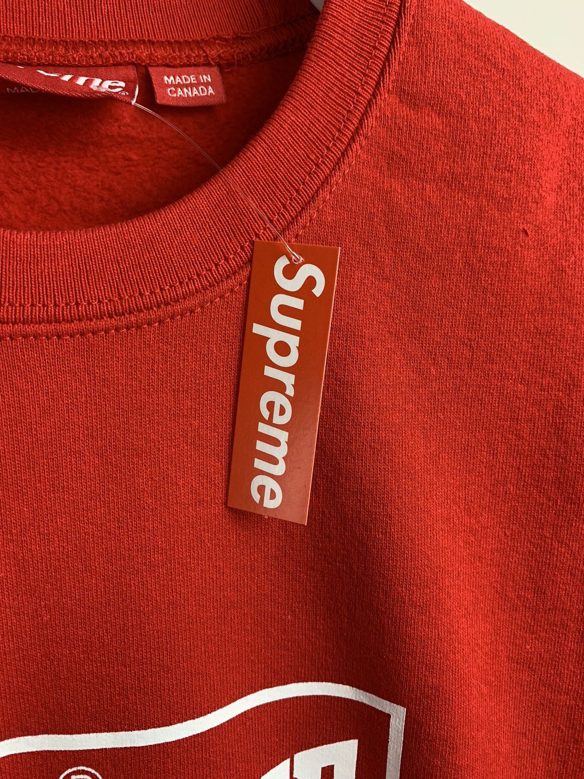 Supreme 2019 Supreme Warm Up Everlast Crewneck Sweatshirt Red Medium Size US M / EU 48-50 / 2 - 3 Thumbnail