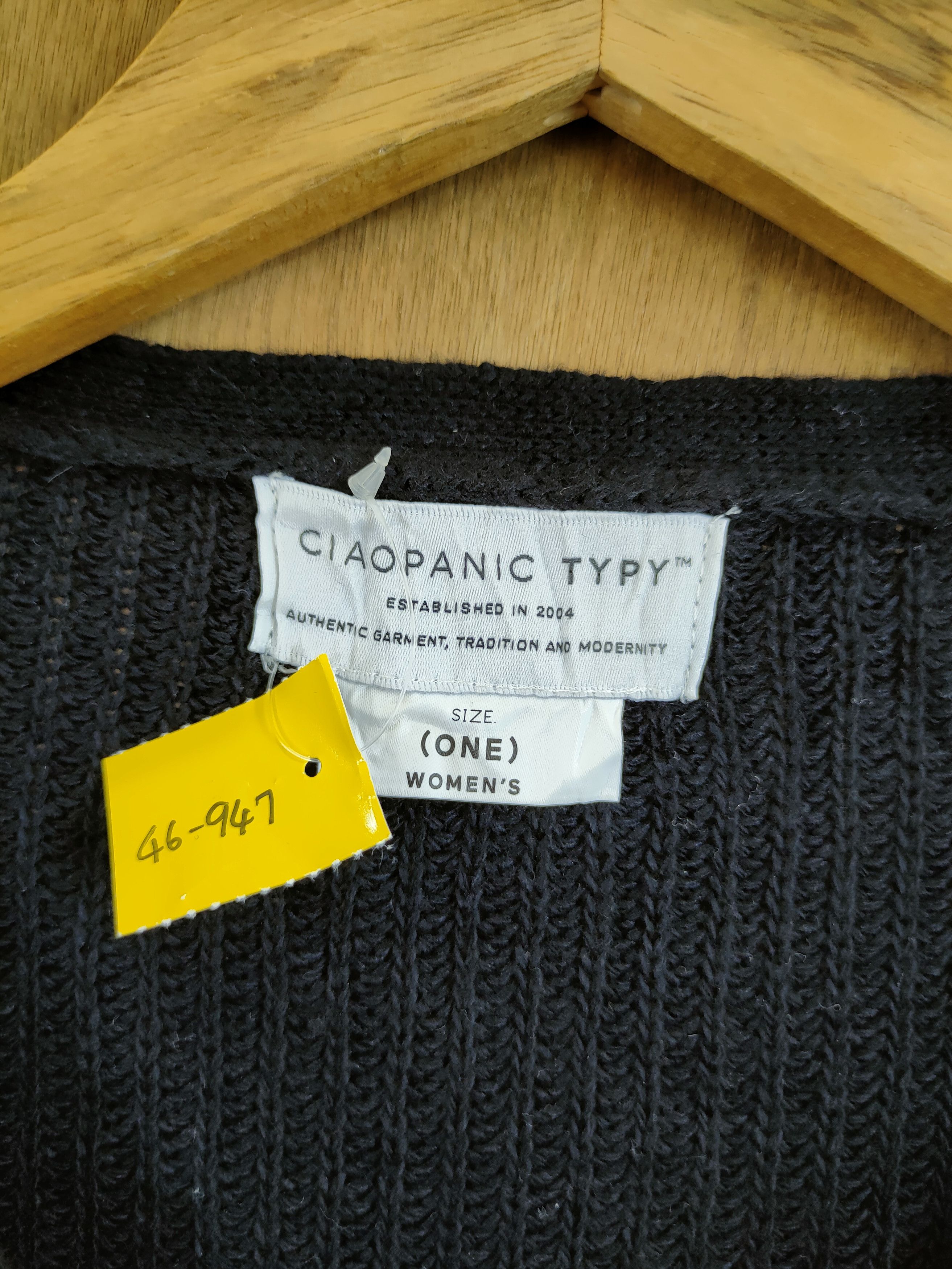 Ciaopanic D Ciaopanic Typy mohair sleeve shag shaggy knitwear #46-947 Size US S / EU 44-46 / 1 - 4 Thumbnail