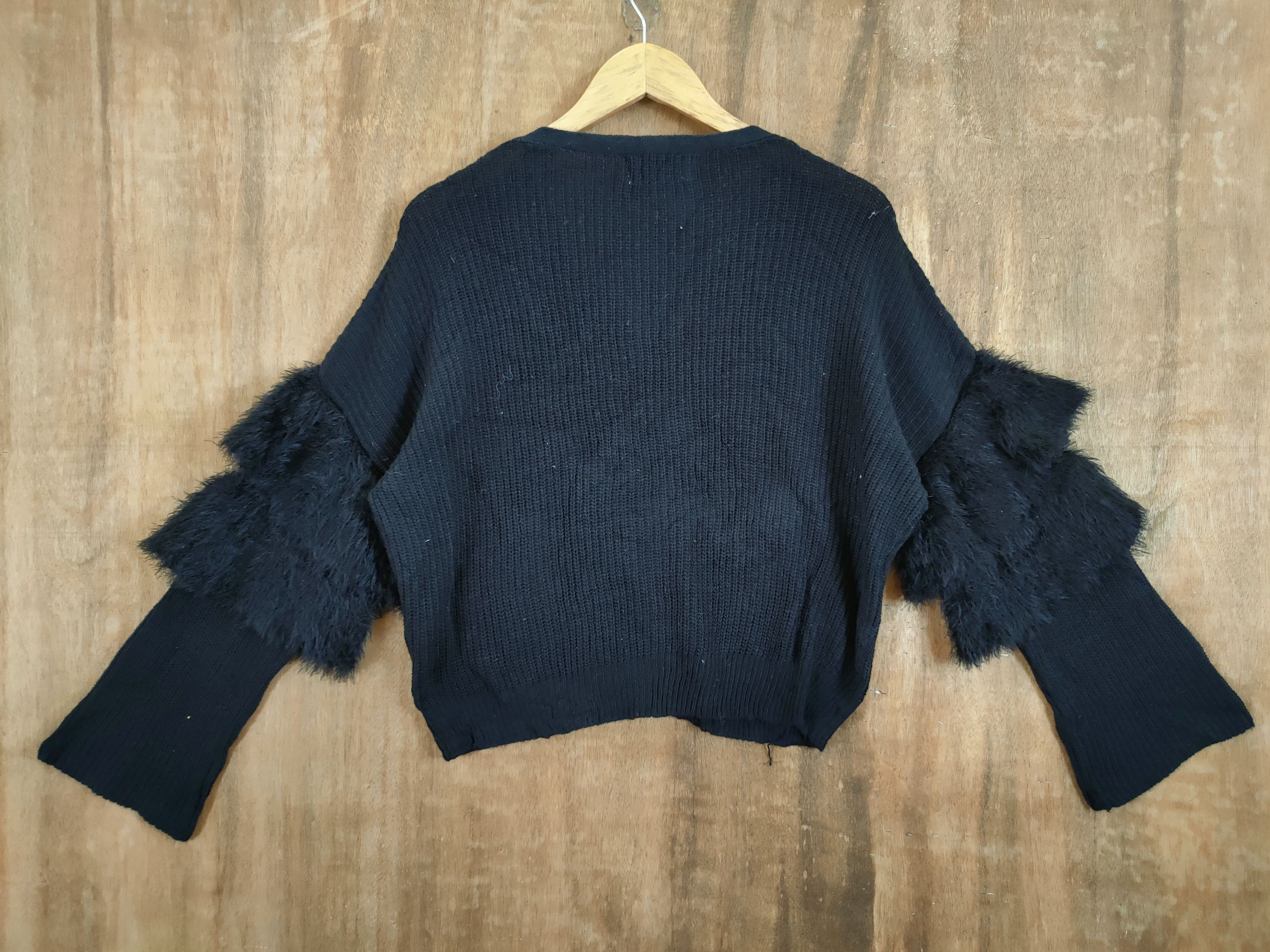 Ciaopanic D Ciaopanic Typy mohair sleeve shag shaggy knitwear #46-947 Size US S / EU 44-46 / 1 - 9 Thumbnail