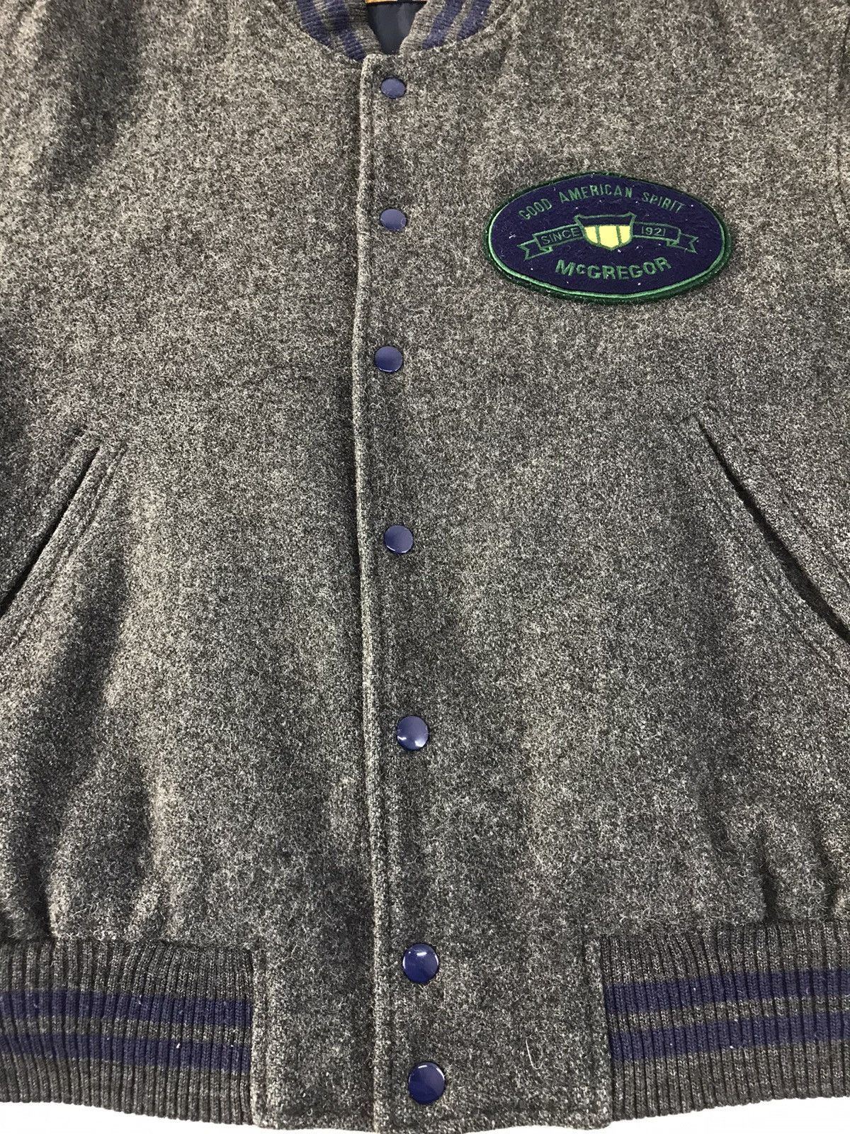McGregor Vintage McGregor Big Logo Snap Button Up Style Size US XL / EU 56 / 4 - 8 Thumbnail