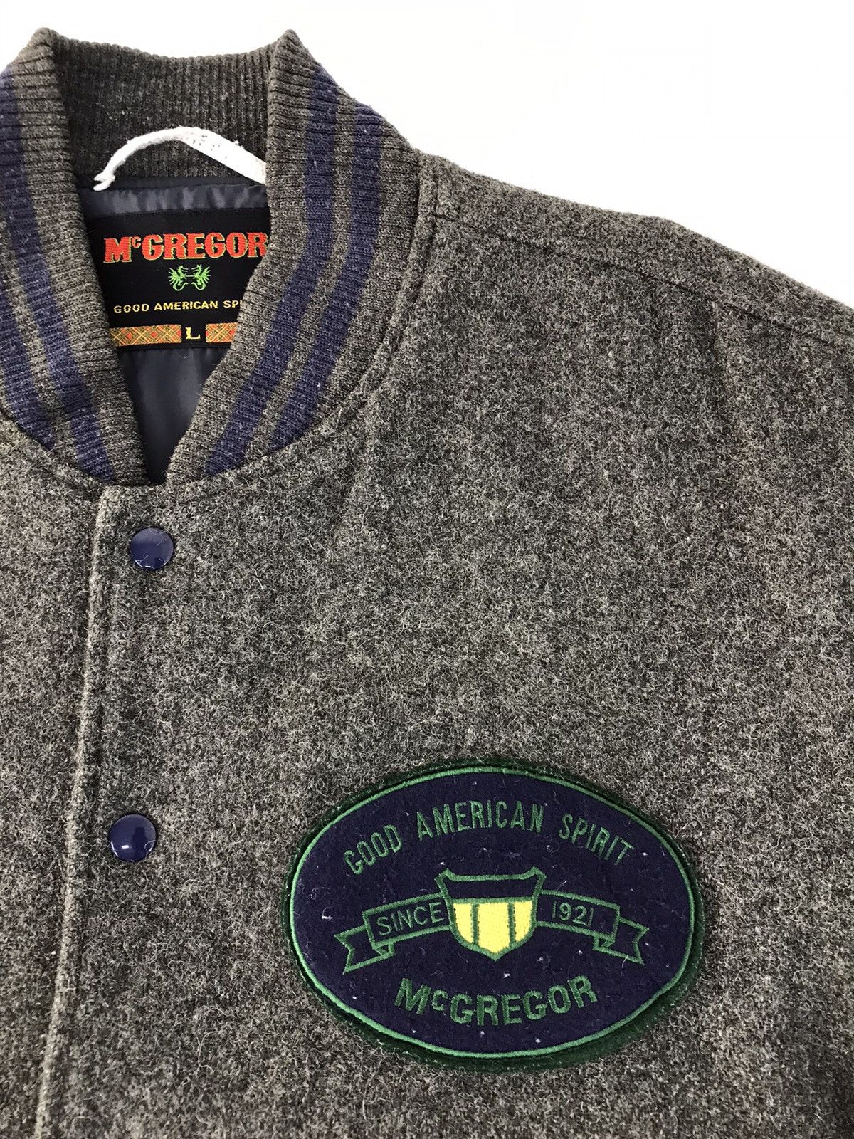 McGregor Vintage McGregor Big Logo Snap Button Up Style Size US XL / EU 56 / 4 - 4 Thumbnail