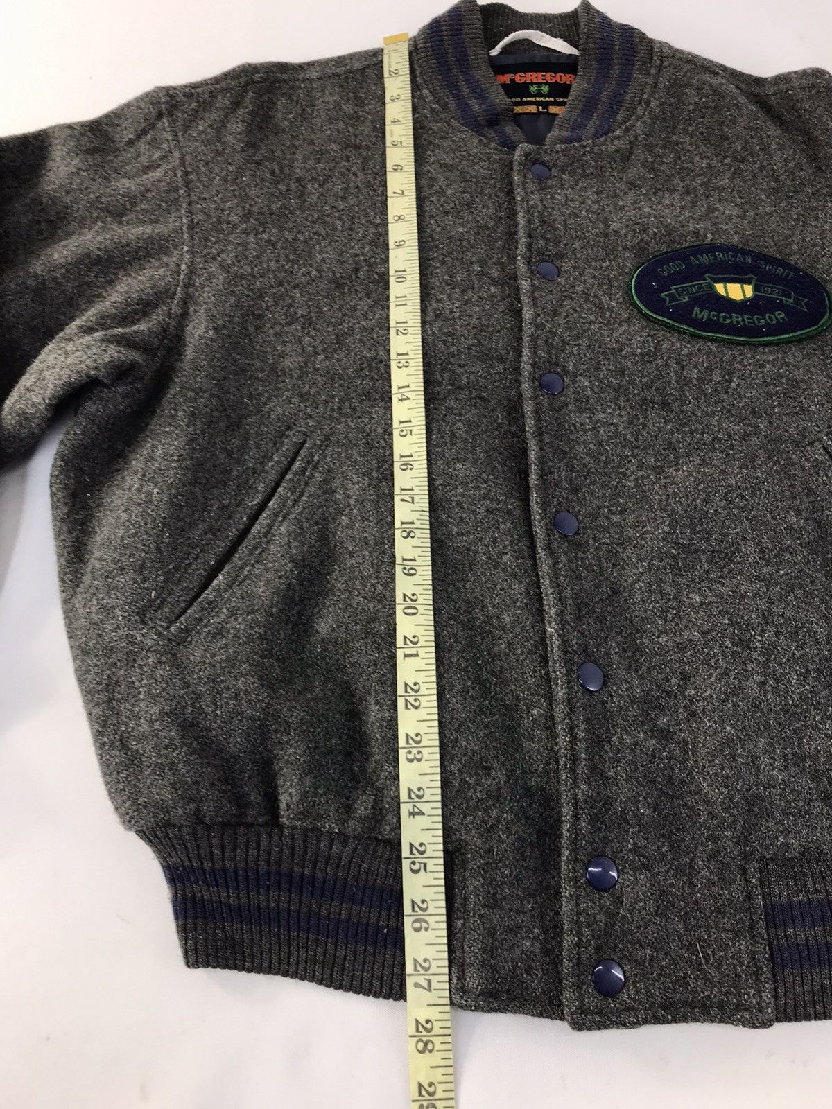 McGregor Vintage McGregor Big Logo Snap Button Up Style Size US XL / EU 56 / 4 - 16 Thumbnail