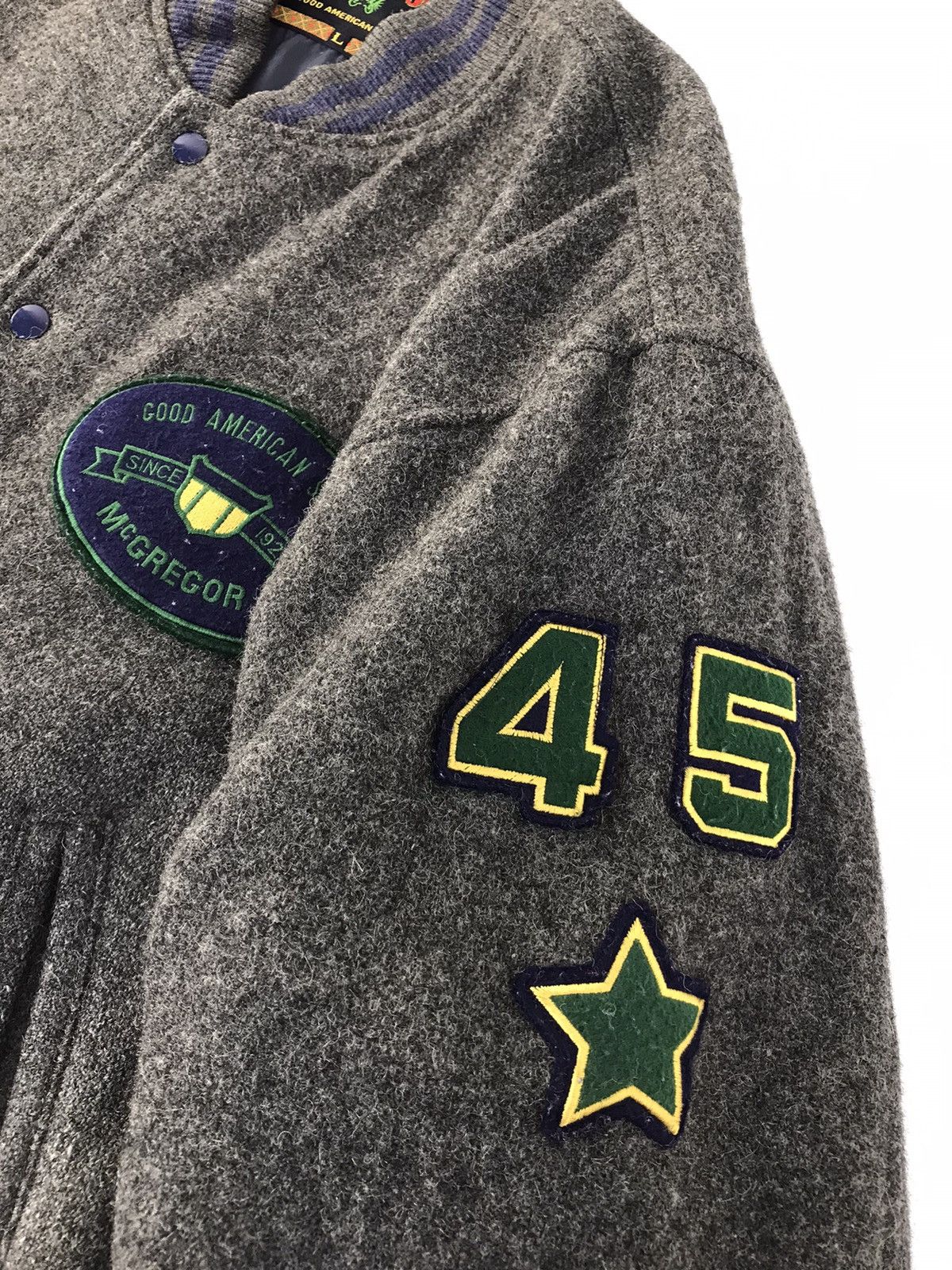 McGregor Vintage McGregor Big Logo Snap Button Up Style Size US XL / EU 56 / 4 - 7 Thumbnail