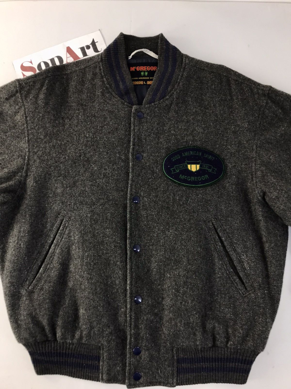 McGregor Vintage McGregor Big Logo Snap Button Up Style Size US XL / EU 56 / 4 - 3 Thumbnail