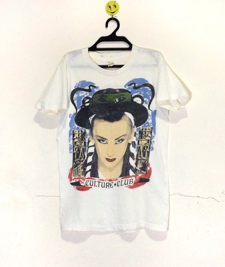 Ultra Rare CULTURE CLUB T-Shirt BOY George Soft Thin Tour