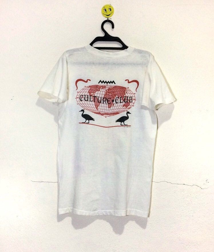 Band Tees Ultra Rare CULTURE CLUB T-Shirt BOY George Soft Thin Tour Size US M / EU 48-50 / 2 - 3 Thumbnail