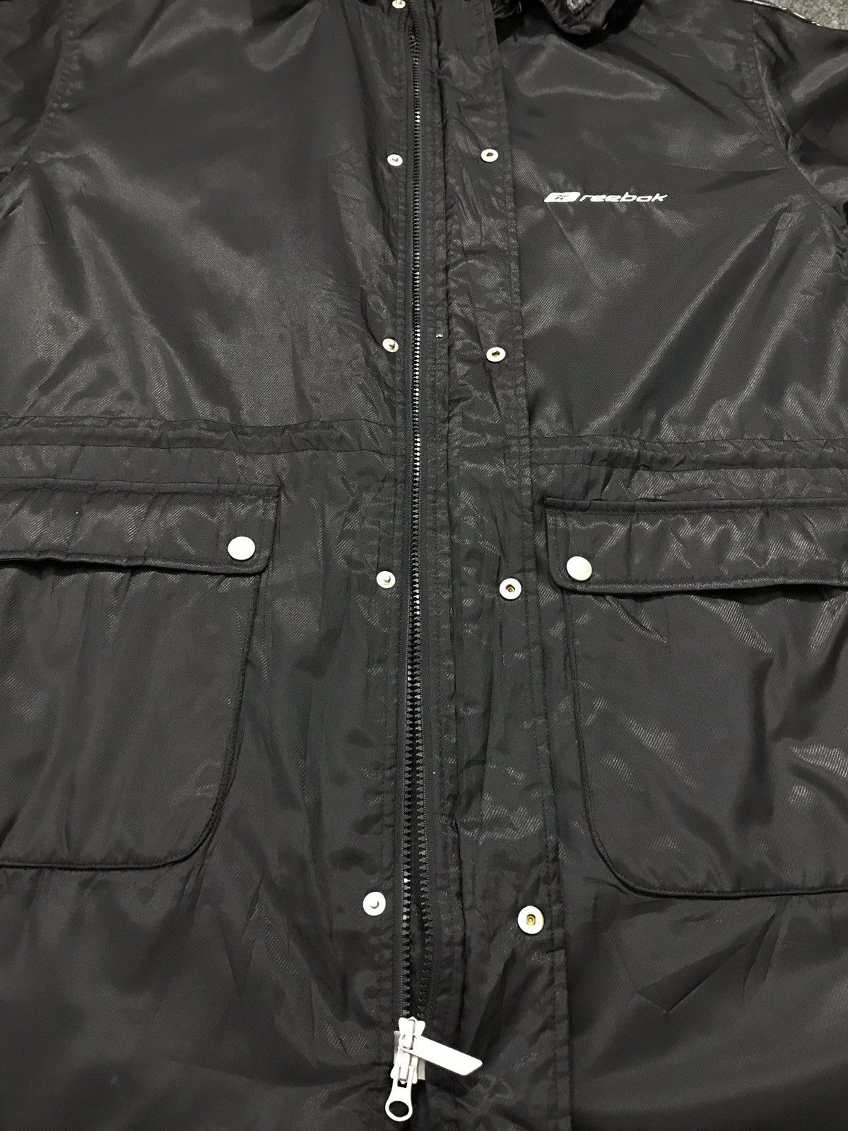 Reebok Parka Reebok Coach Jacket Fleece inner Hoodie Winter Wear Size US XL / EU 56 / 4 - 6 Thumbnail