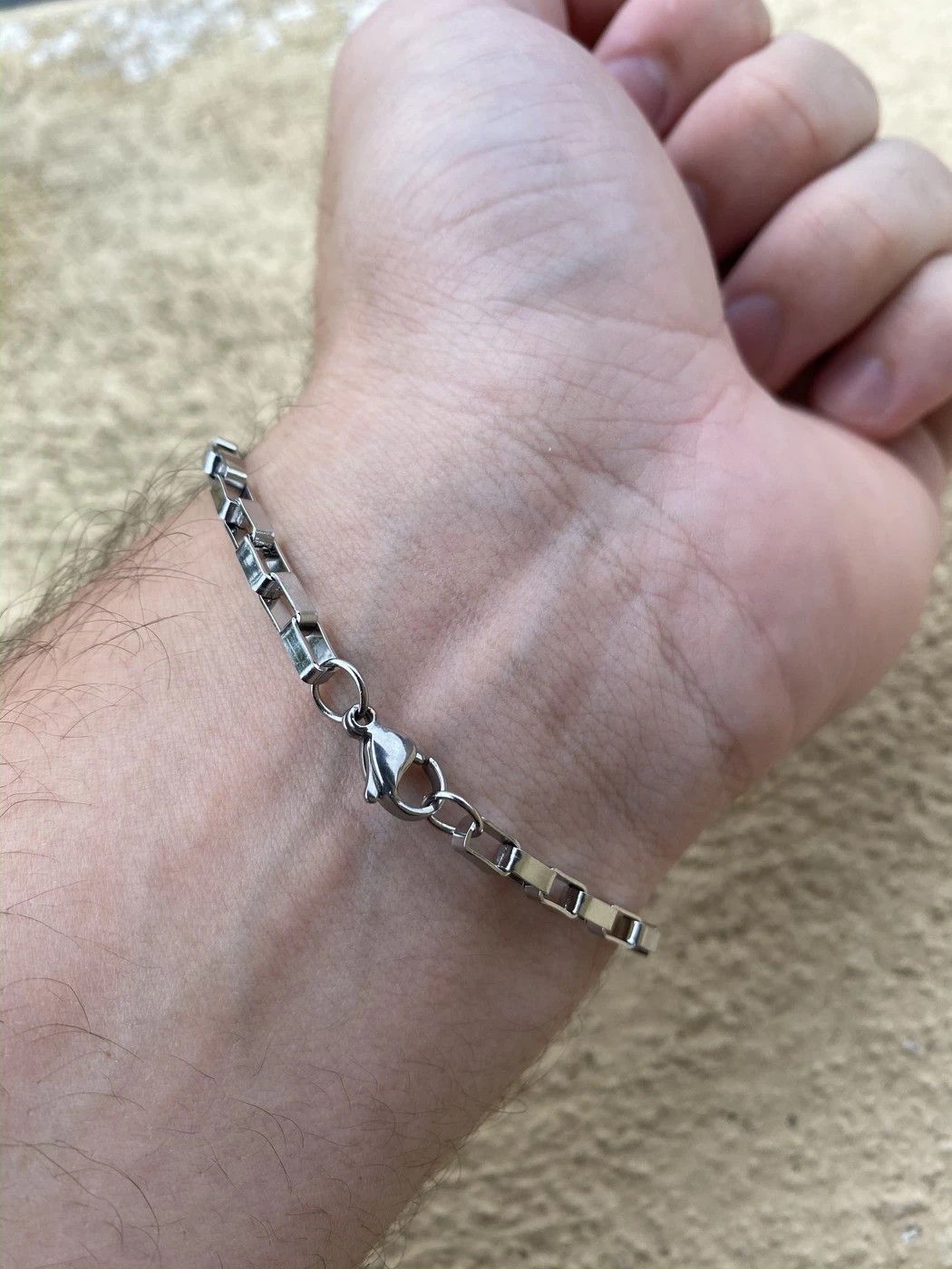 Other Silver Cuban Bracelet (PVD) Size ONE SIZE - 3 Thumbnail