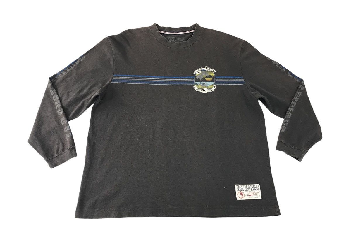 Japanese Brand × Vintage Long Sleeve T&C Surf Design Surfing Home Crown In Hawaii Size US XL / EU 56 / 4 - 1 Thumbnail