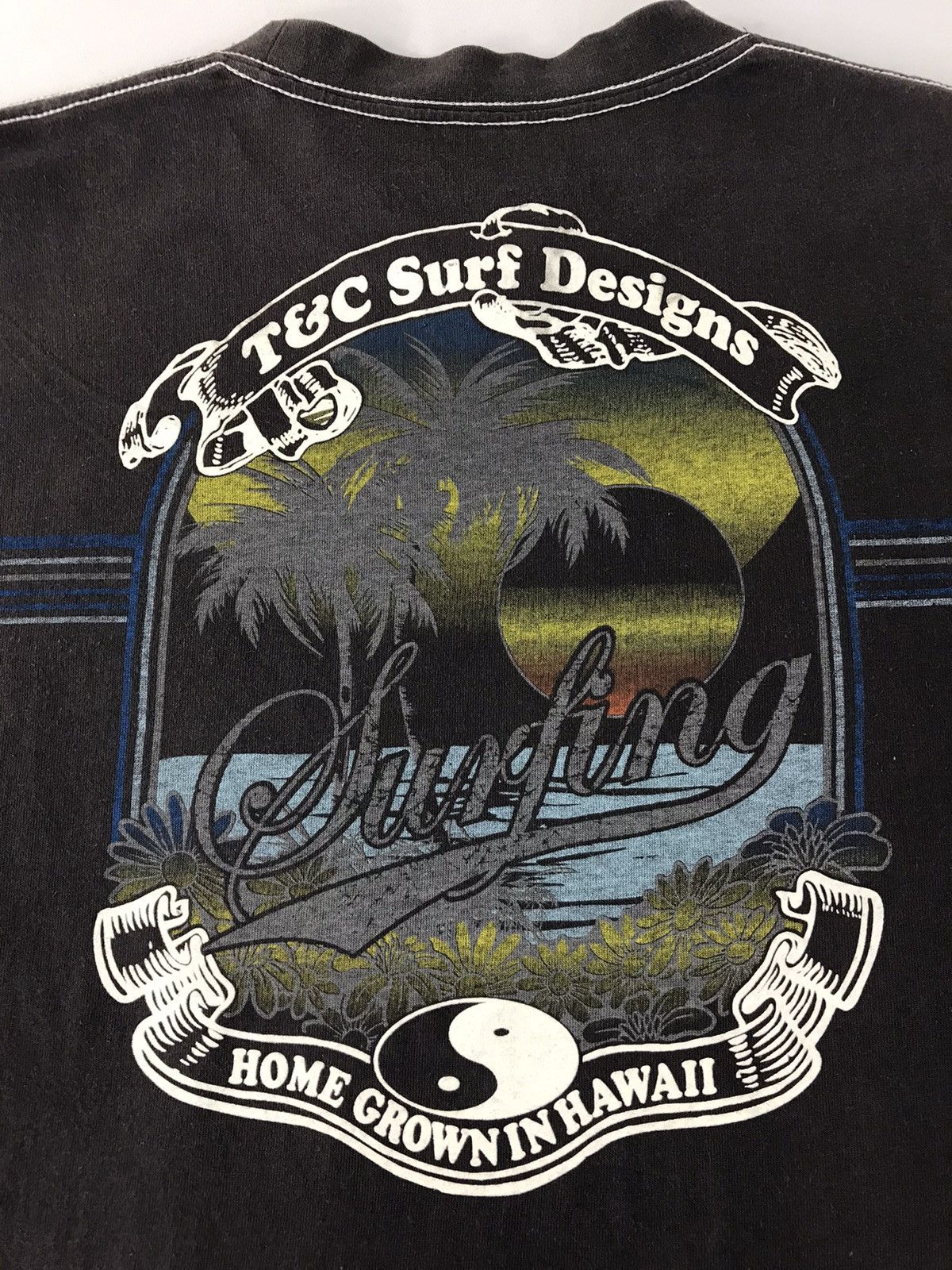 Japanese Brand × Vintage Long Sleeve T&C Surf Design Surfing Home Crown In Hawaii Size US XL / EU 56 / 4 - 10 Thumbnail