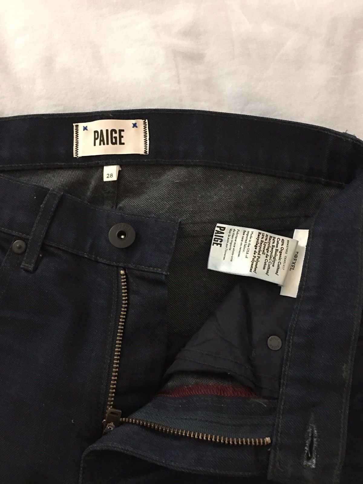 Paige Paige Drexel Skinny In Dark Blue Size US 28 / EU 44 - 2 Thumbnail