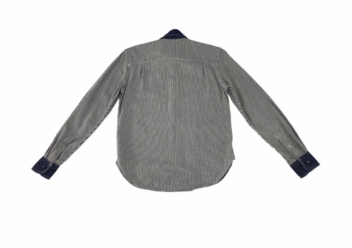 Japanese Brand Glove House Double Pocket Stripes Hickory Shirt Size US M / EU 48-50 / 2 - 2 Thumbnail