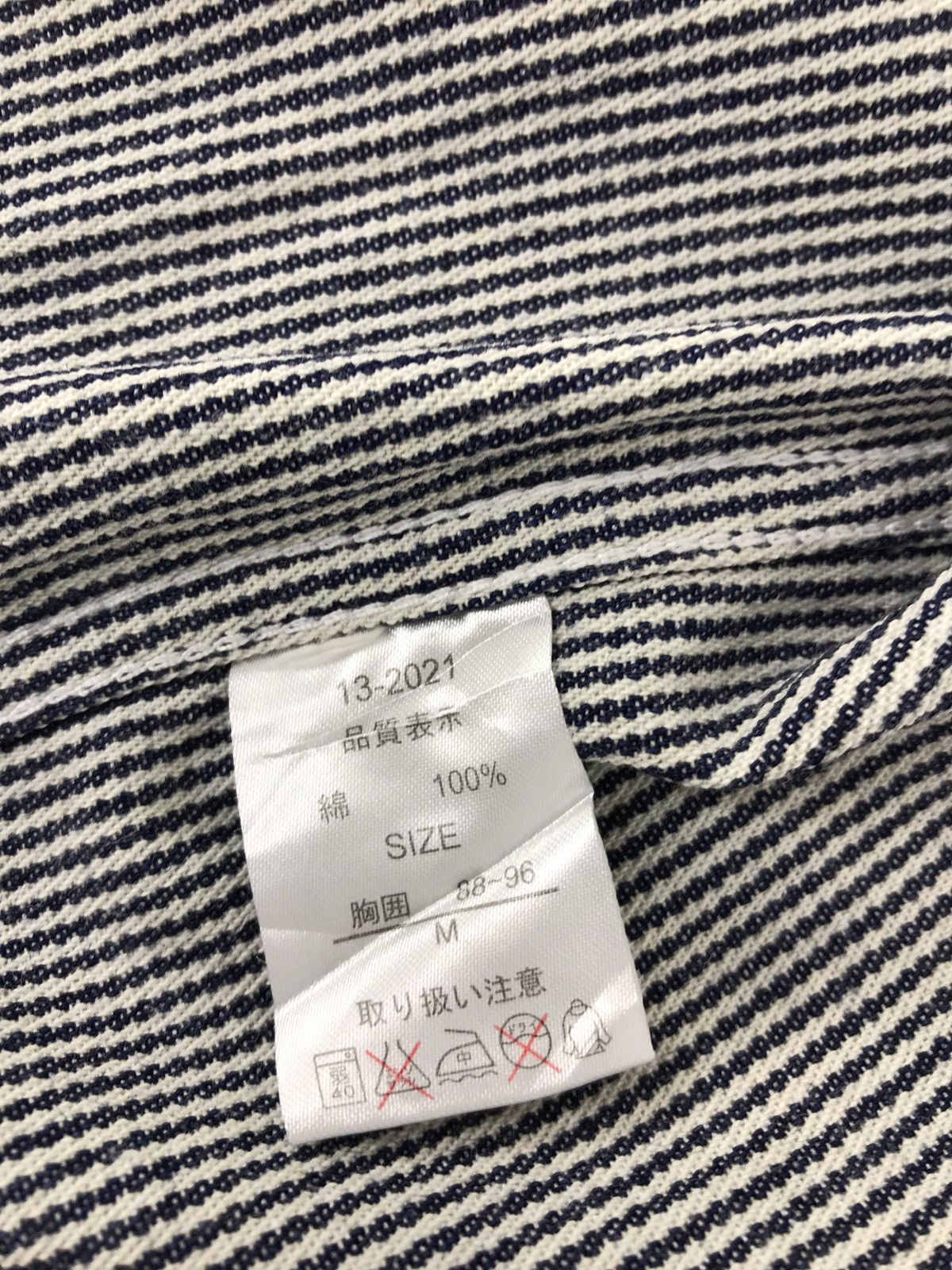Japanese Brand Glove House Double Pocket Stripes Hickory Shirt Size US M / EU 48-50 / 2 - 10 Thumbnail