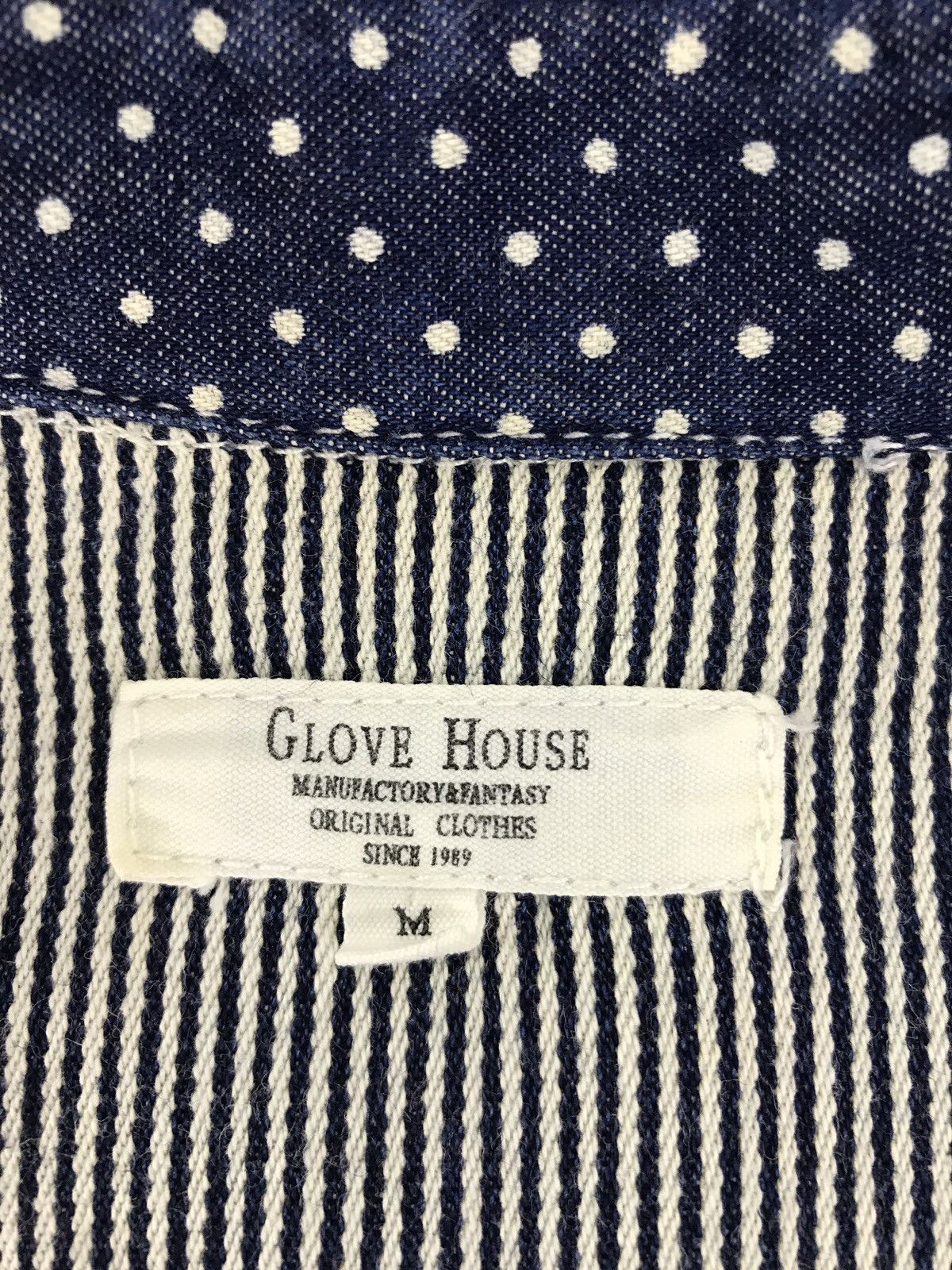 Japanese Brand Glove House Double Pocket Stripes Hickory Shirt Size US M / EU 48-50 / 2 - 9 Thumbnail