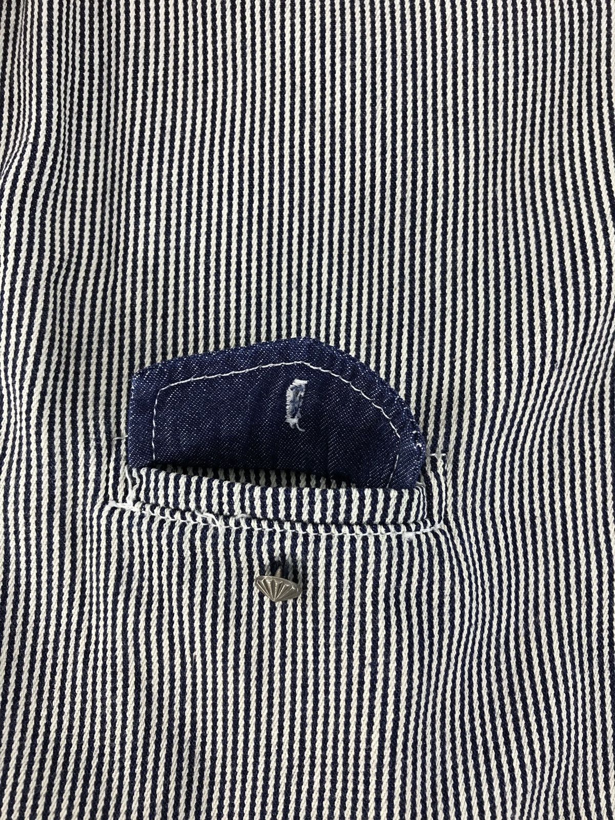 Japanese Brand Glove House Double Pocket Stripes Hickory Shirt Size US M / EU 48-50 / 2 - 6 Thumbnail