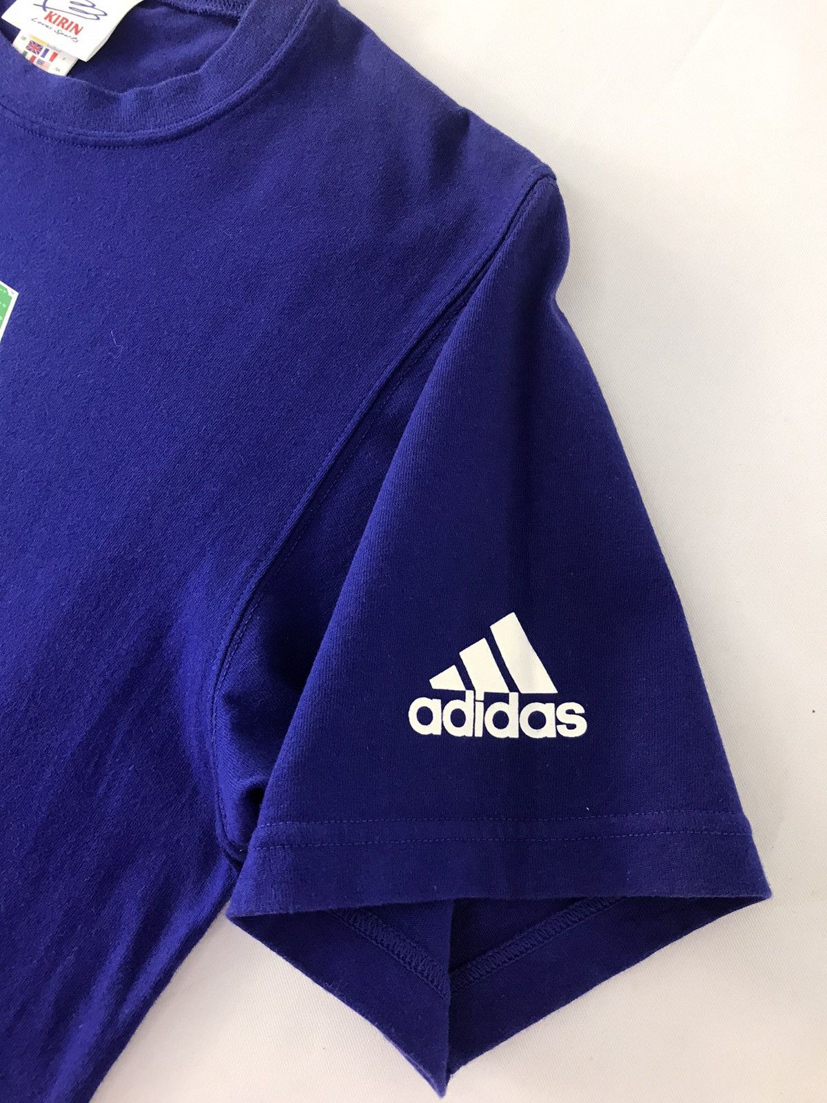 Japanese Brand 1996 Jfa Kirin Japanese Football Blue Tee Size US M / EU 48-50 / 2 - 5 Thumbnail