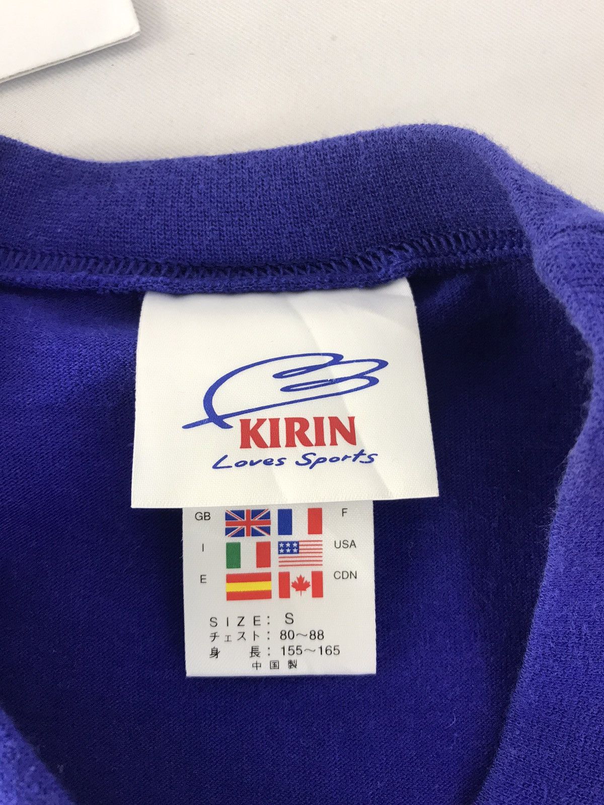 Japanese Brand 1996 Jfa Kirin Japanese Football Blue Tee Size US M / EU 48-50 / 2 - 6 Thumbnail
