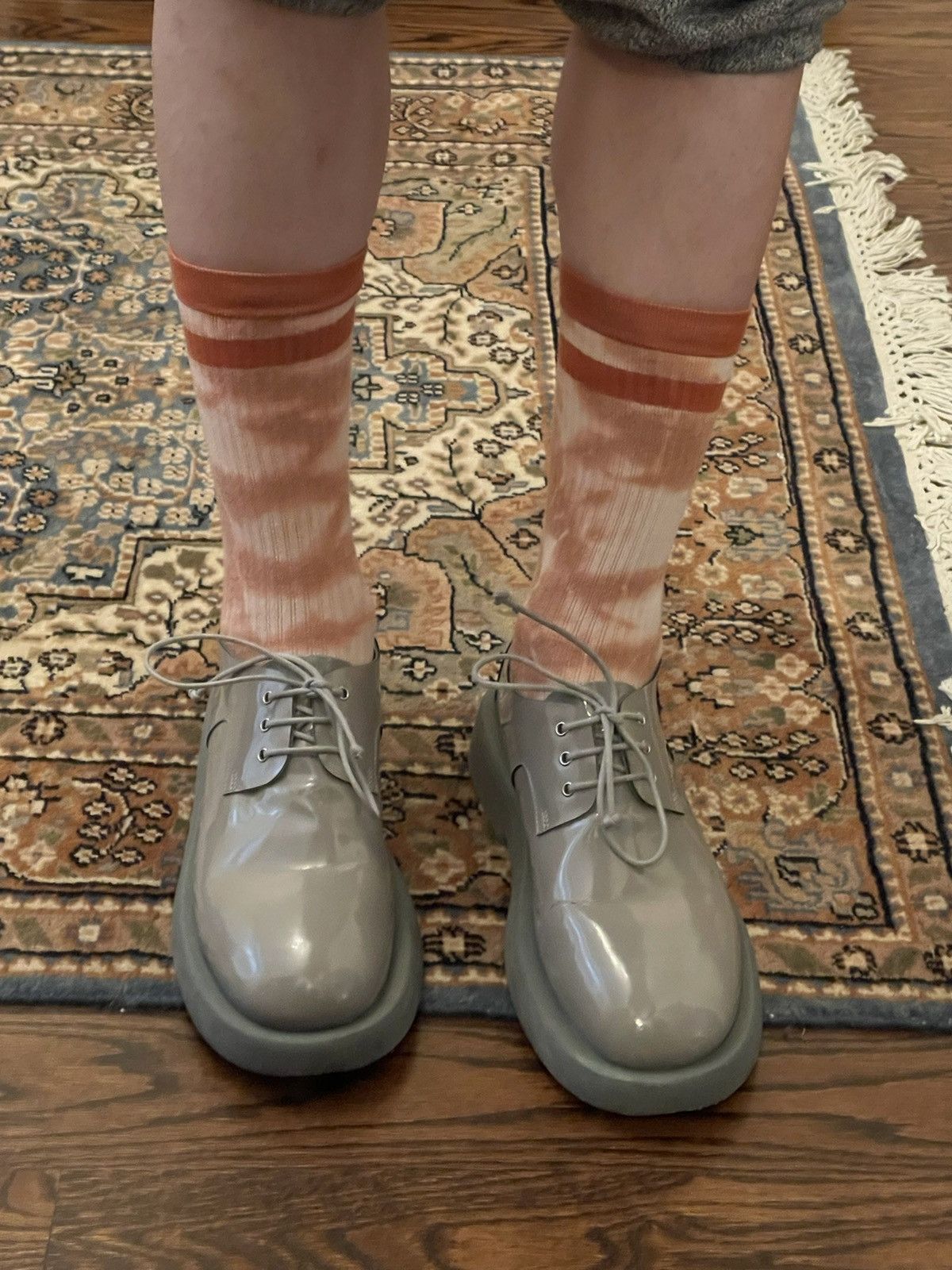 Marsell Gommello Derby Abrasivato Grigio Size US 8.5 / EU 41-42 - 2 Thumbnail