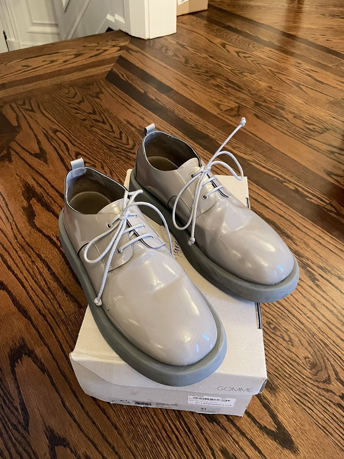 Marsell Gommello Derby Abrasivato Grigio Size US 8.5 / EU 41-42 - 1 Thumbnail