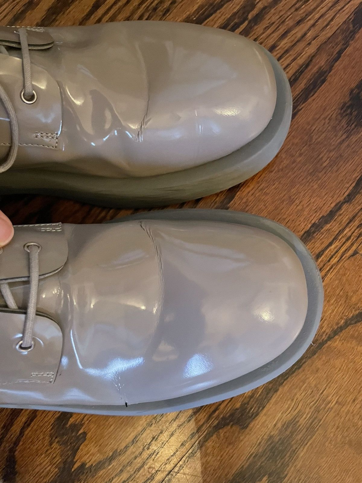 Marsell Gommello Derby Abrasivato Grigio Size US 8.5 / EU 41-42 - 4 Thumbnail
