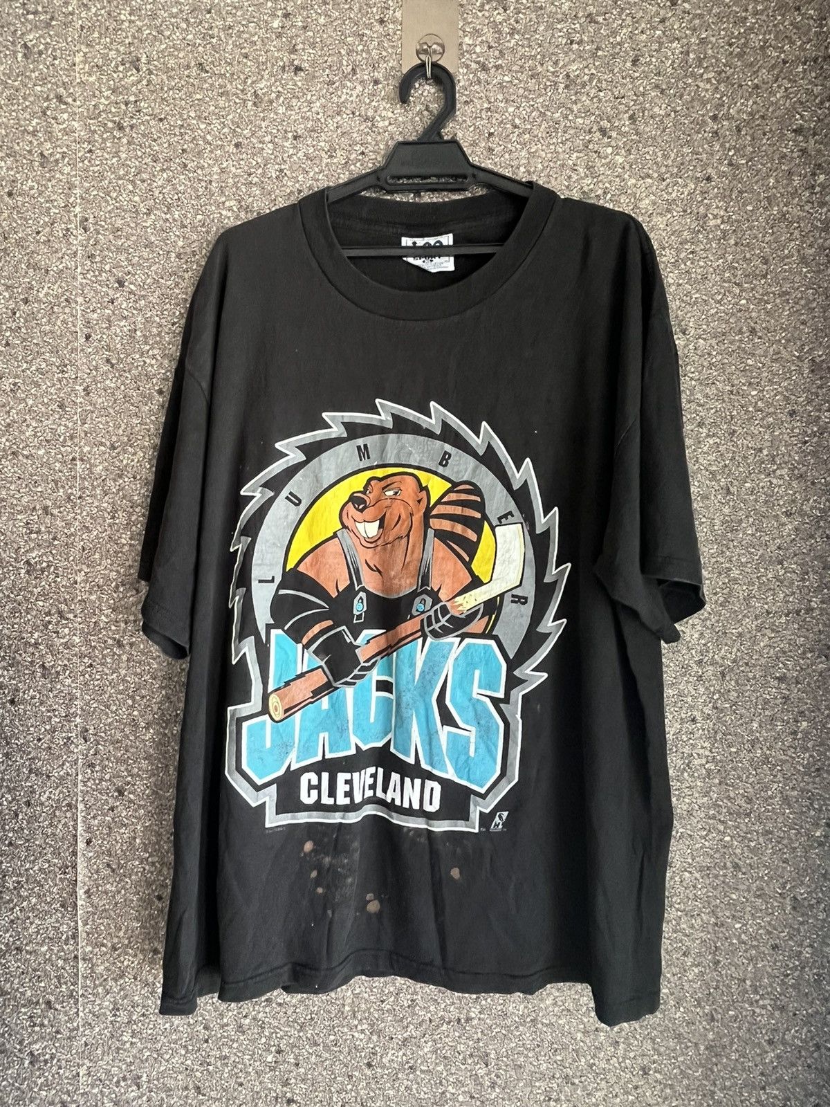 image of Vintage Cleveland Ft39 in Black, Men's (Size XL)