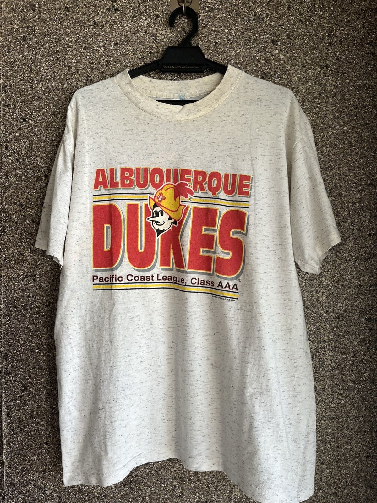 image of Vintage Albuquerquea Dukes Ft39 in White, Men's (Size Large)