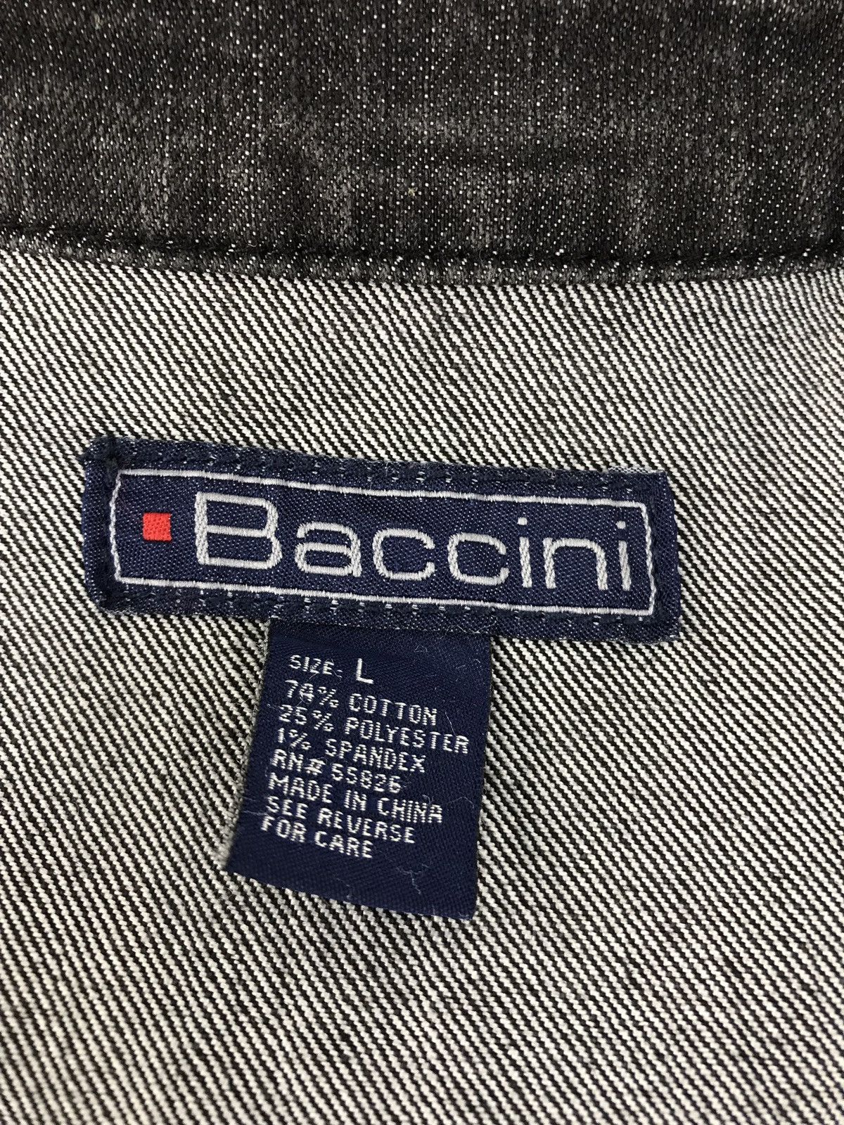 Japanese Brand × Vintage Vintage Baccini Black Jacket Zipper Fashion Size US M / EU 48-50 / 2 - 9 Thumbnail