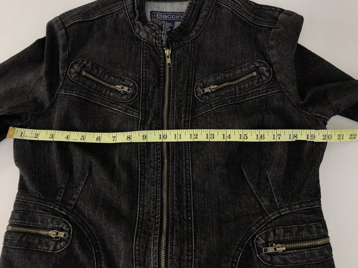Japanese Brand × Vintage Vintage Baccini Black Jacket Zipper Fashion Size US M / EU 48-50 / 2 - 11 Thumbnail
