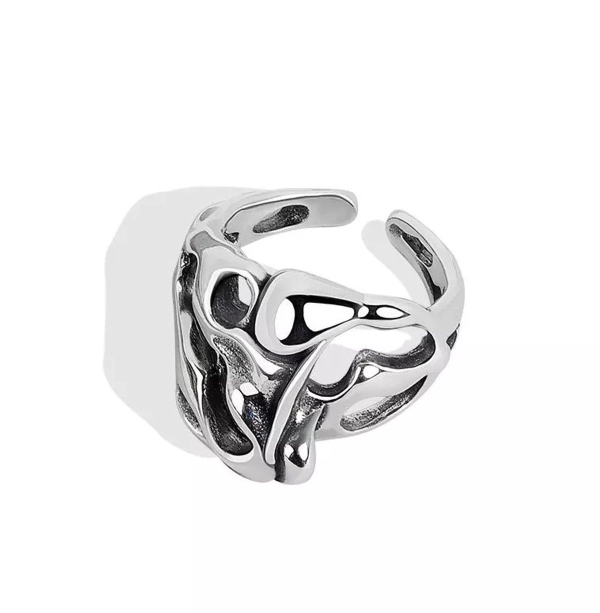 Jewelry Ring Bubbles Modern Art Size ONE SIZE - 3 Thumbnail