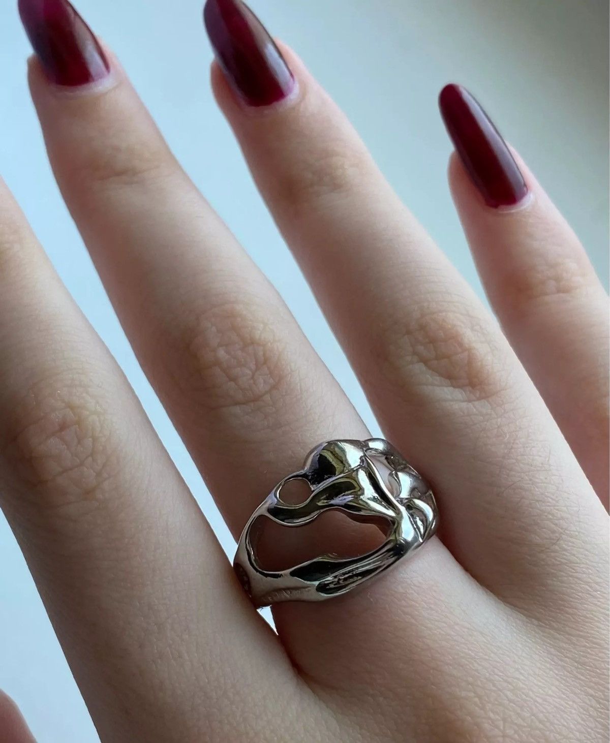 Jewelry Ring Bubbles Modern Art Size ONE SIZE - 5 Thumbnail