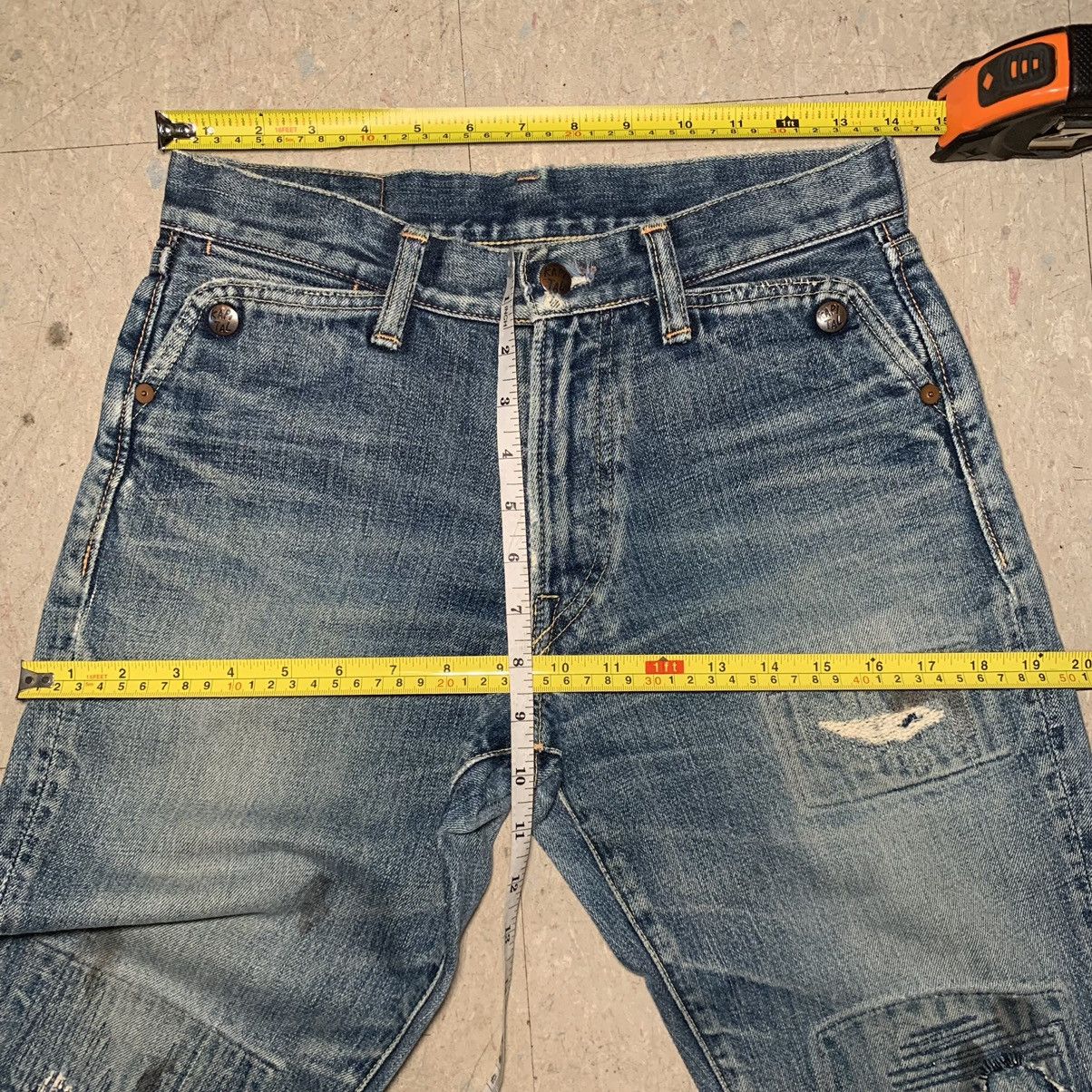 Kapital × Kapital Kountry Kapital Distressed Repaired Flared Denim Jeans 28x27 Size US 28 / EU 44 - 13 Thumbnail