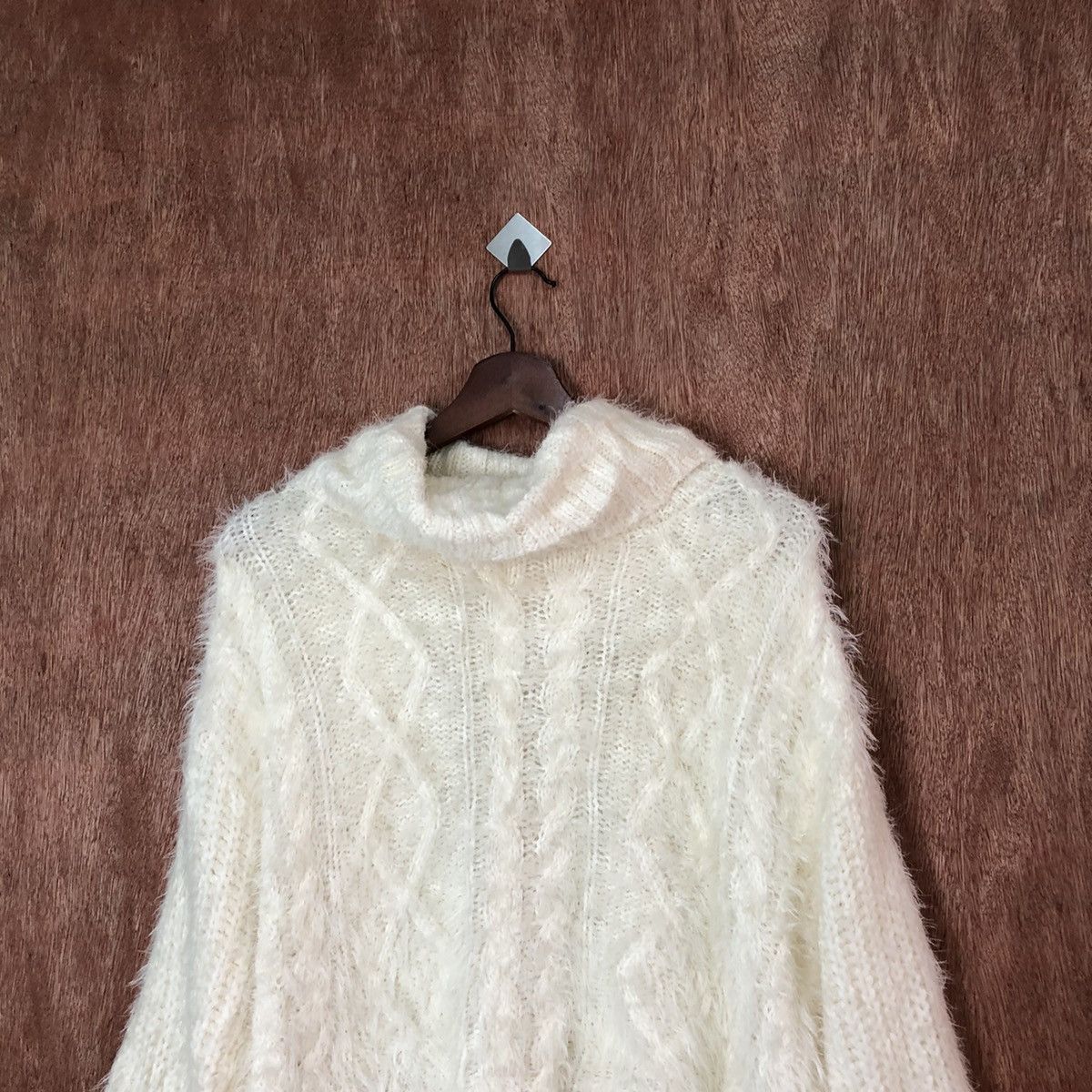 Homespun Knitwear × Japanese Brand × Vintage Heather Shag Shaggy Fur Mohair Knitwear #6459 Size US M / EU 48-50 / 2 - 2 Thumbnail
