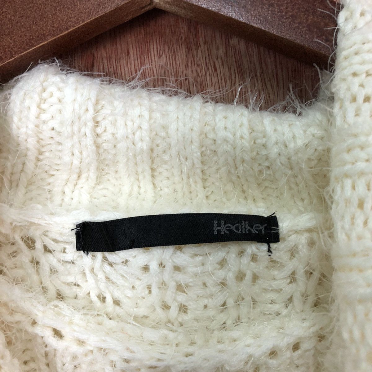 Homespun Knitwear × Japanese Brand × Vintage Heather Shag Shaggy Fur Mohair Knitwear #6459 Size US M / EU 48-50 / 2 - 4 Thumbnail